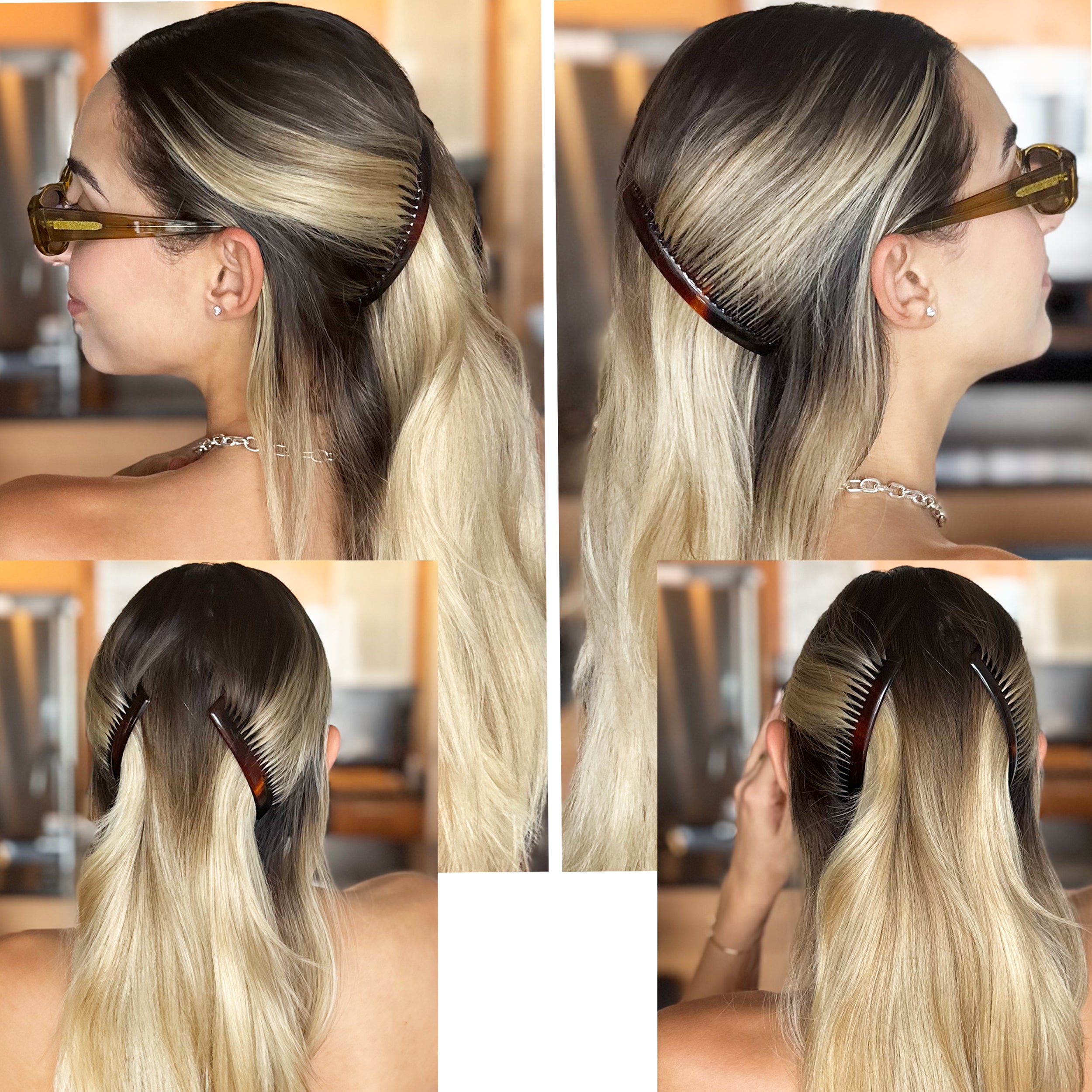 Camila Paris Bowed Side Comb Pair