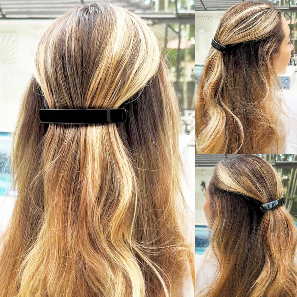 Round Edge No-Slip Barrette