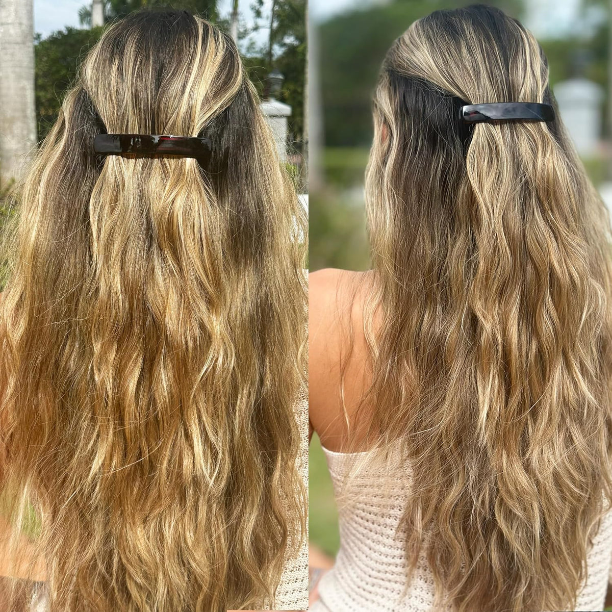 Round Edge No-Slip Barrette