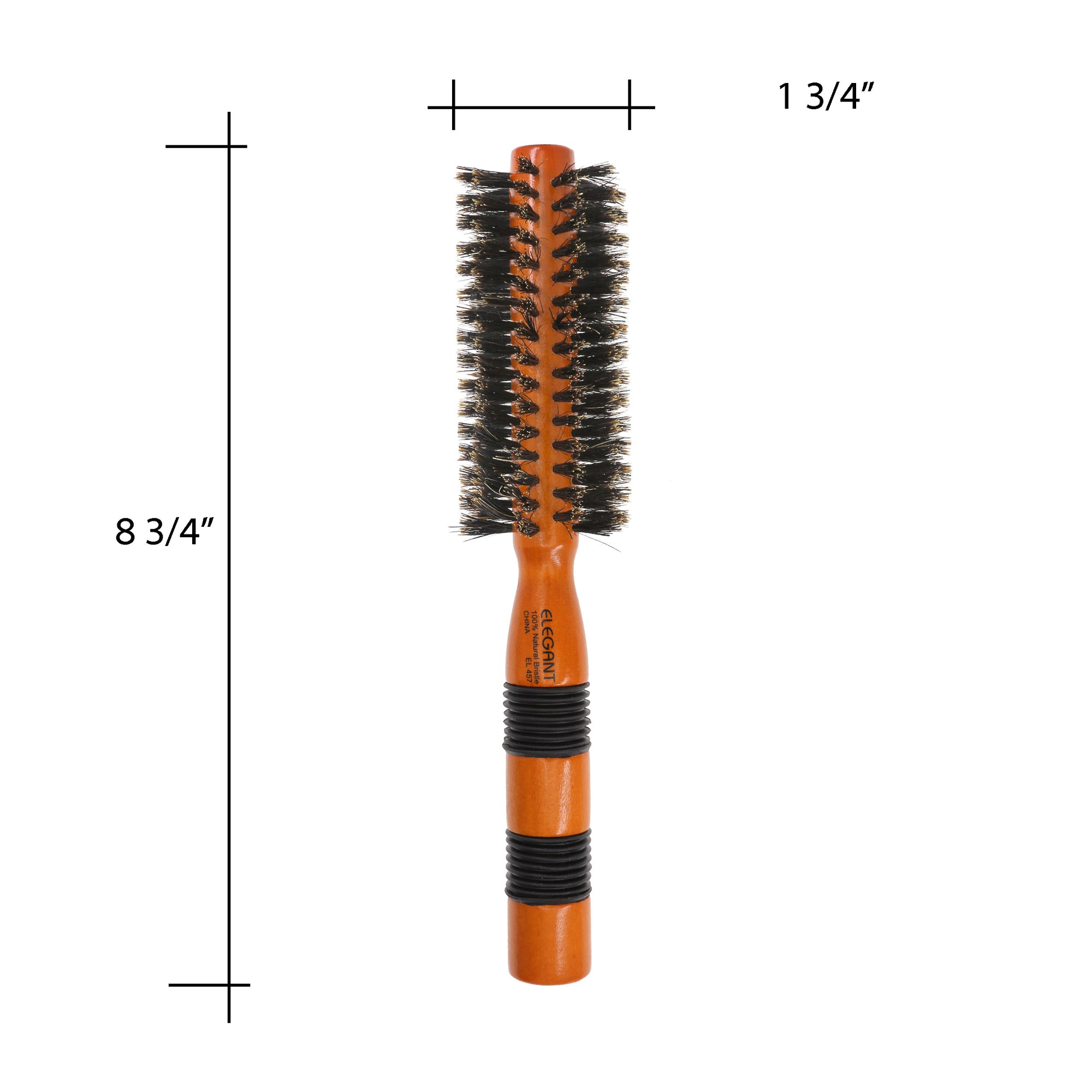 1.75" Nylon and Boar Bristle Round Hair Brush