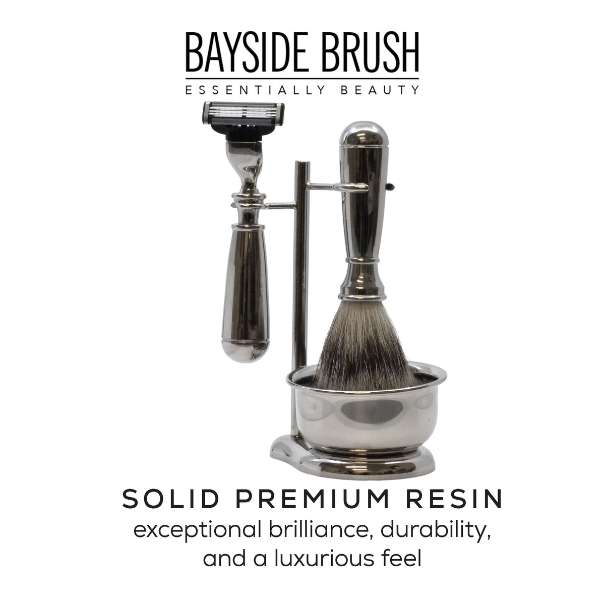 Italian Chrome Shaving Set