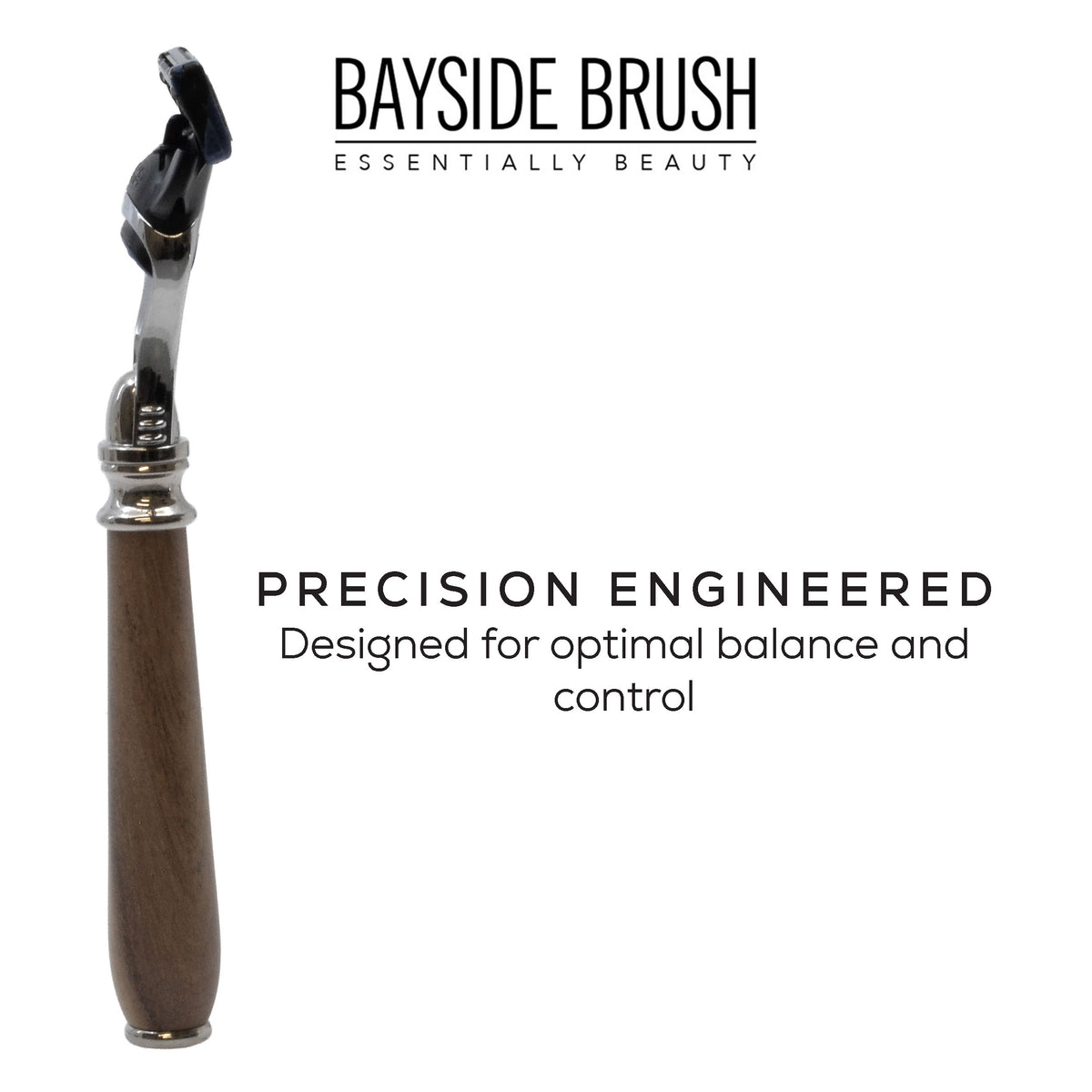 Italian Wood Resin Fusion5-Compatible Razor