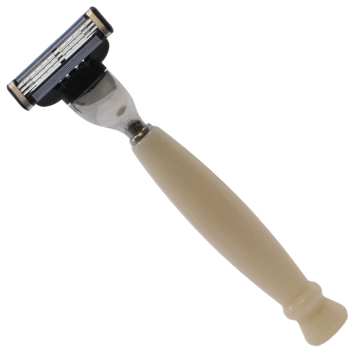 Italian Resin Shaving Set & Mach3-Compatible Razor - Demidoff
