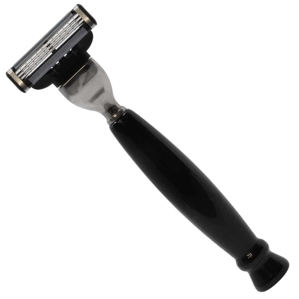 Italian Resin Shaving Set & Mach3-Compatible Razor - Demidoff