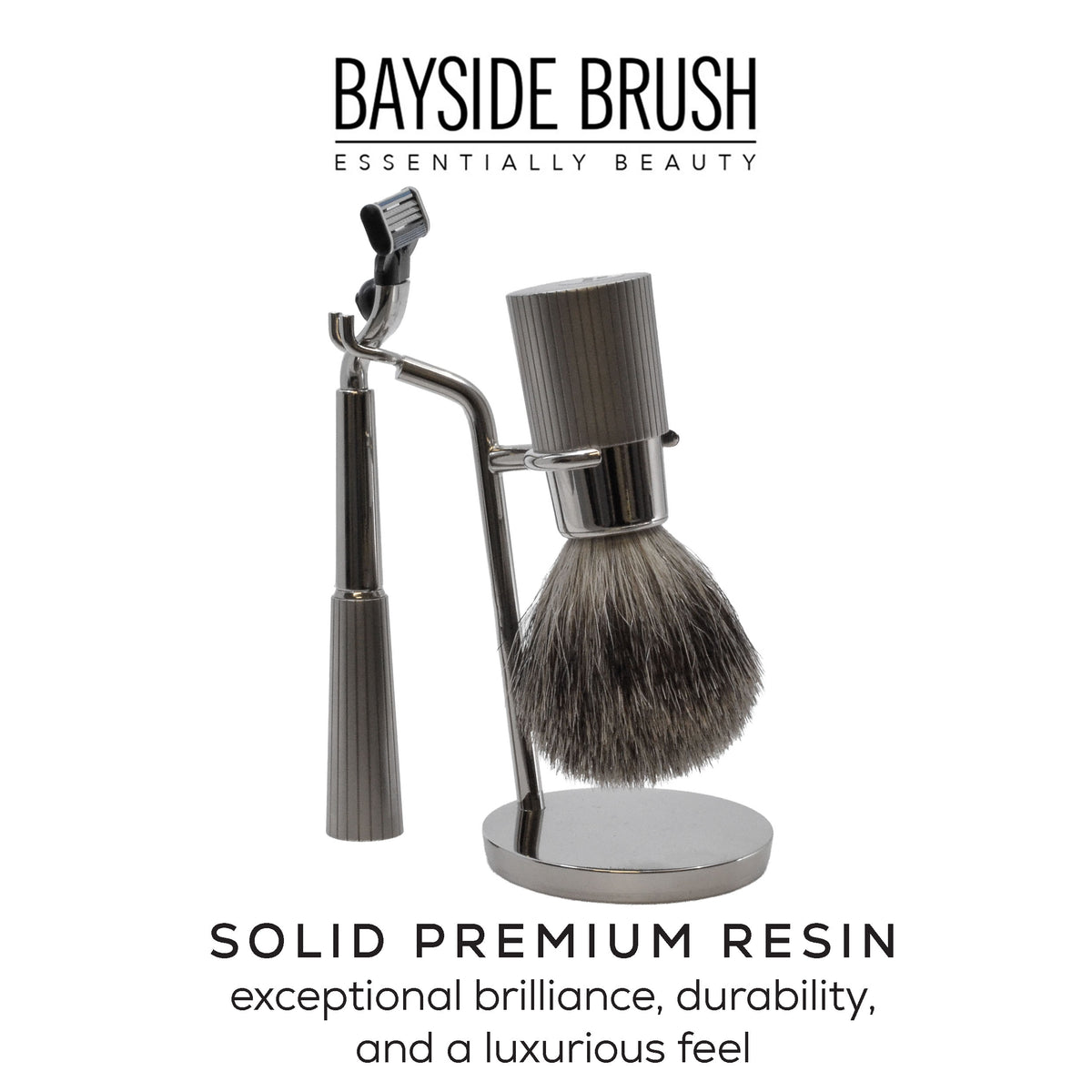 Italian Chrome Shaving Set