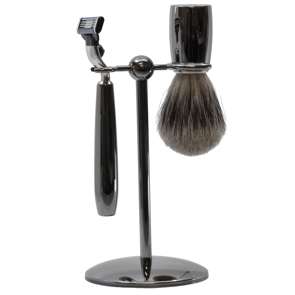 Italian Chrome Shaving Set