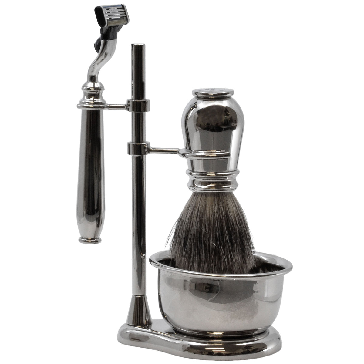 Italian Chrome Shaving Set