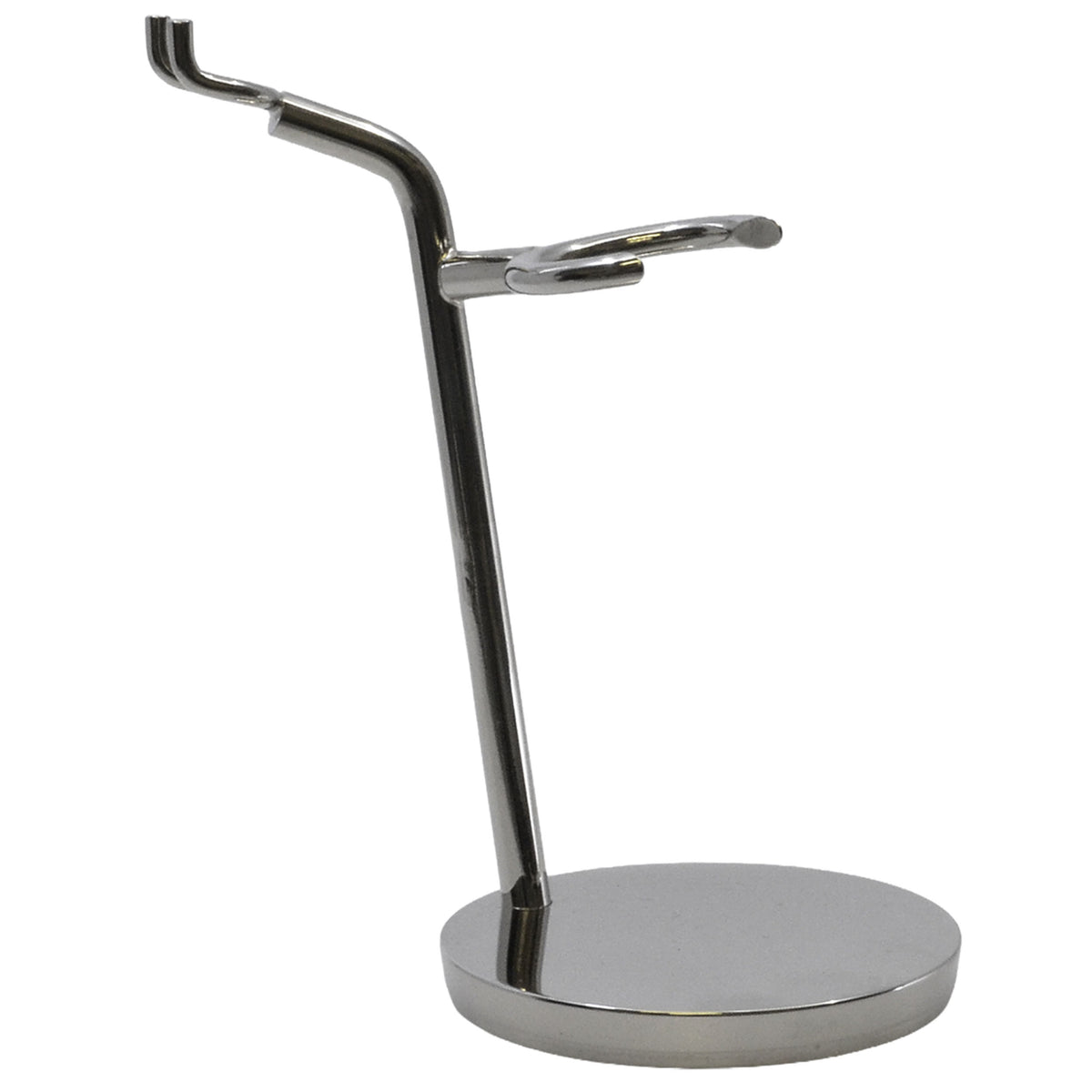 Chrome Razor & Brush Stand