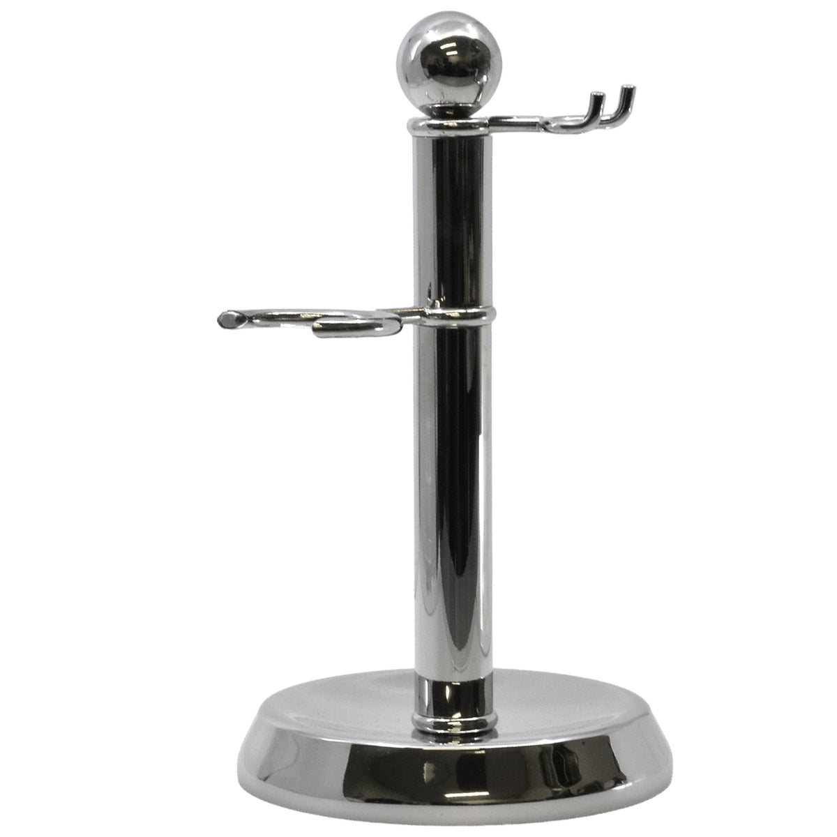Chrome Razor & Brush Stand
