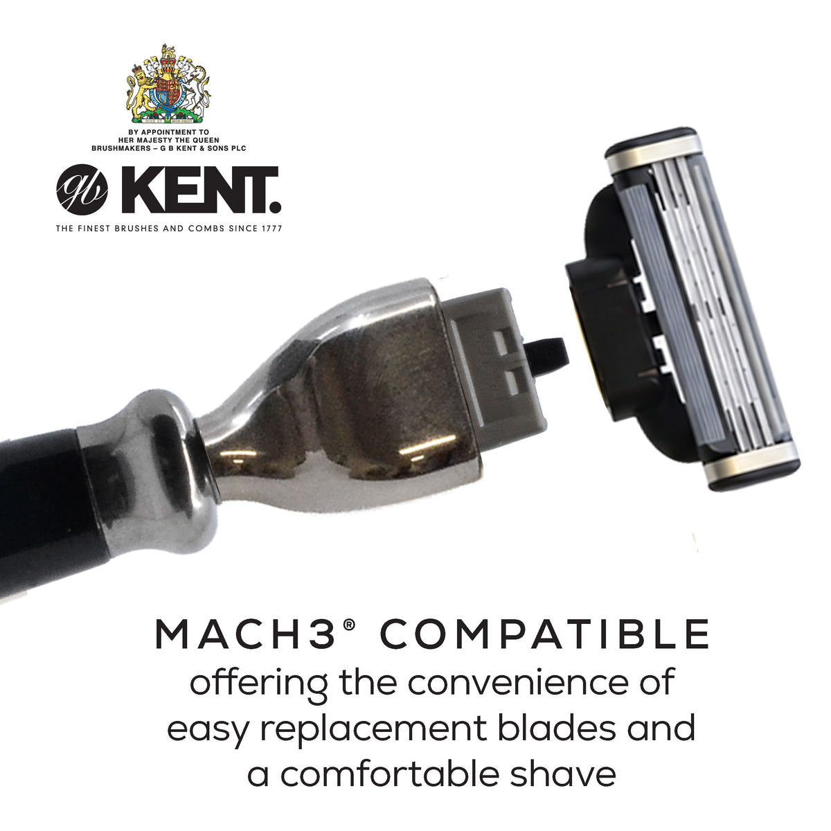 Kent Resin Mach3-Compatible Razor