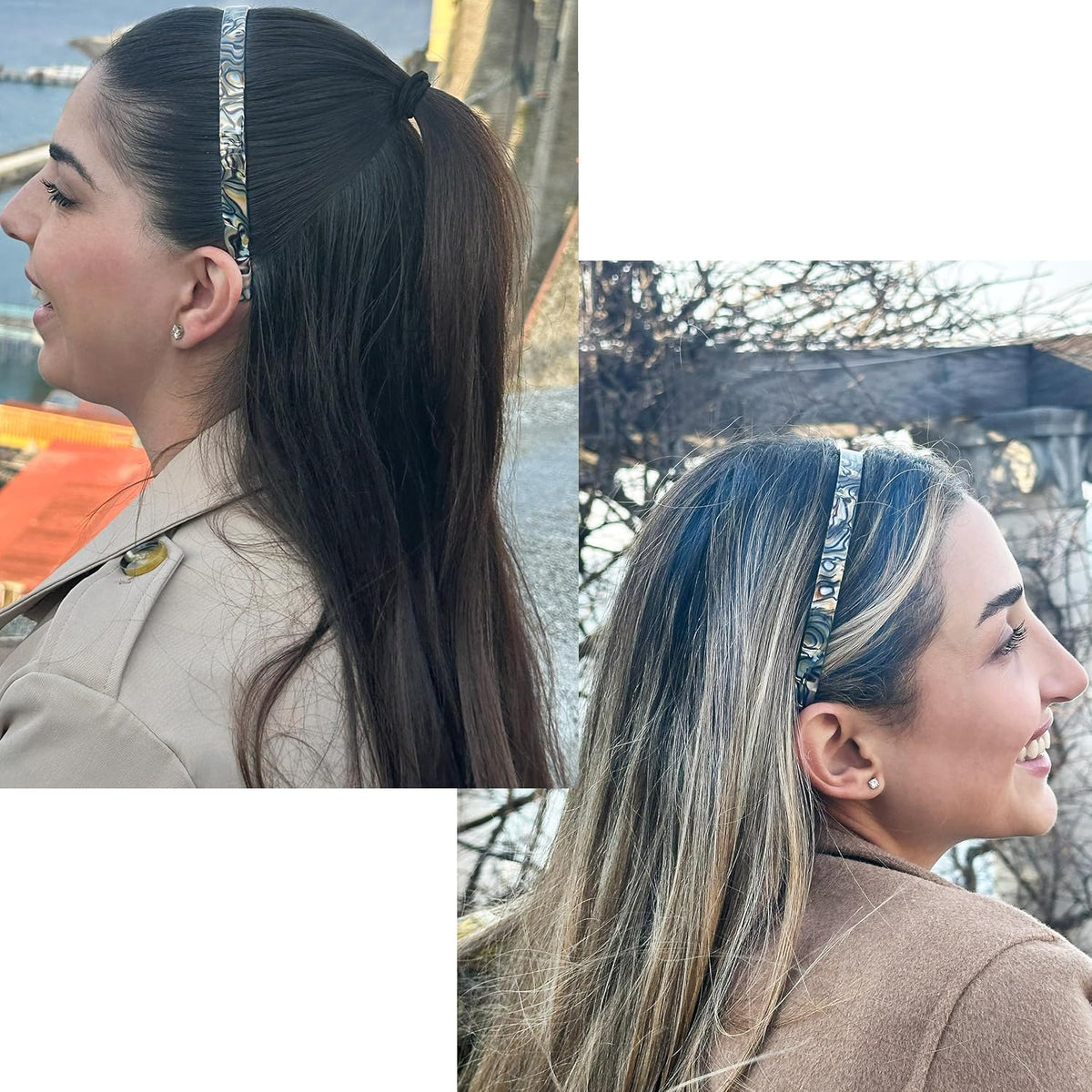 Camila Paris Classic Flat Flexible Headband 0.5"