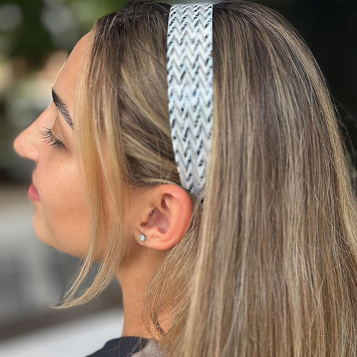 French Classic Flat Flexible Headband 1.2"