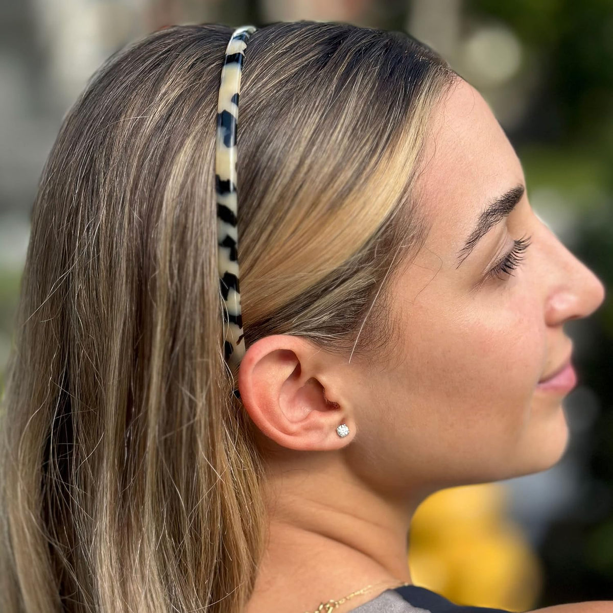 French Classic Flat Flexible Headband 0.25"