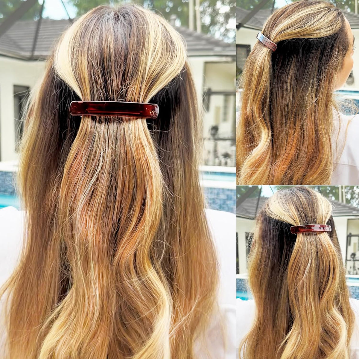 Round Edge No-Slip Barrette