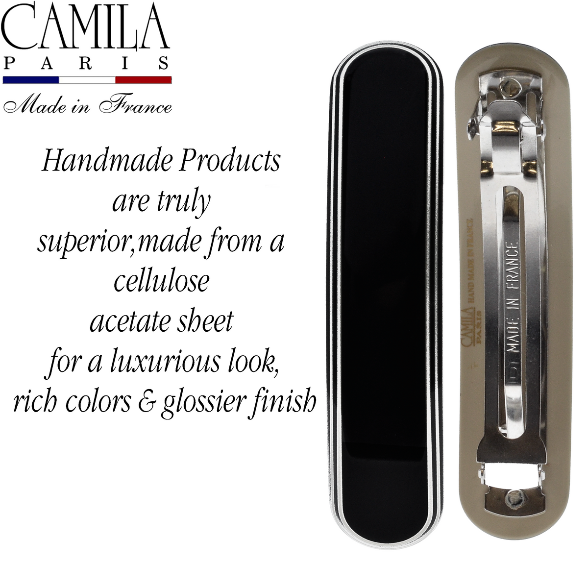 Handmade Automatic Barrette - Colette