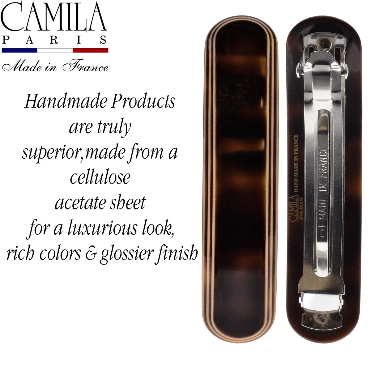 Handmade Automatic Barrette - Colette