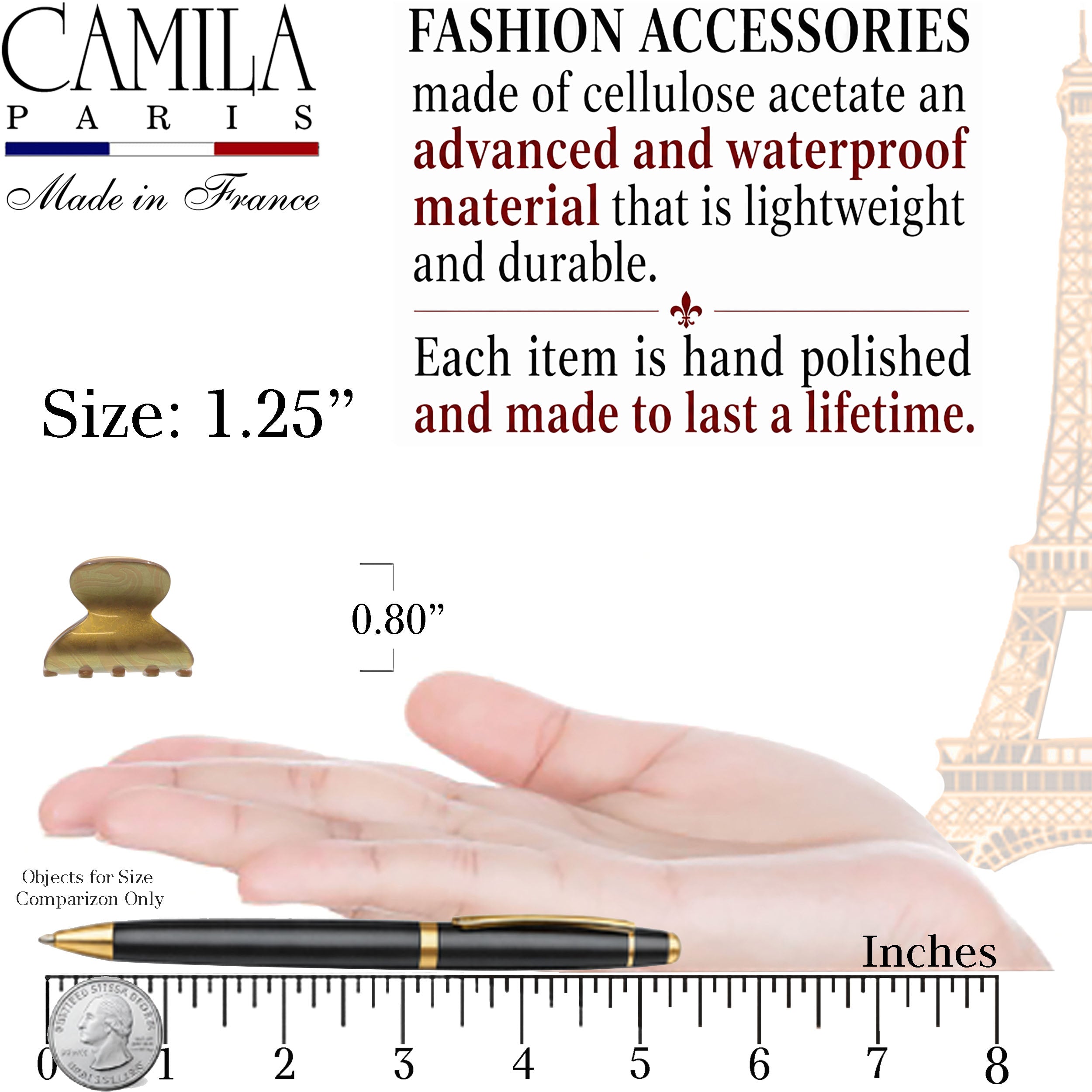 Handmade Hair Clip - Luciole