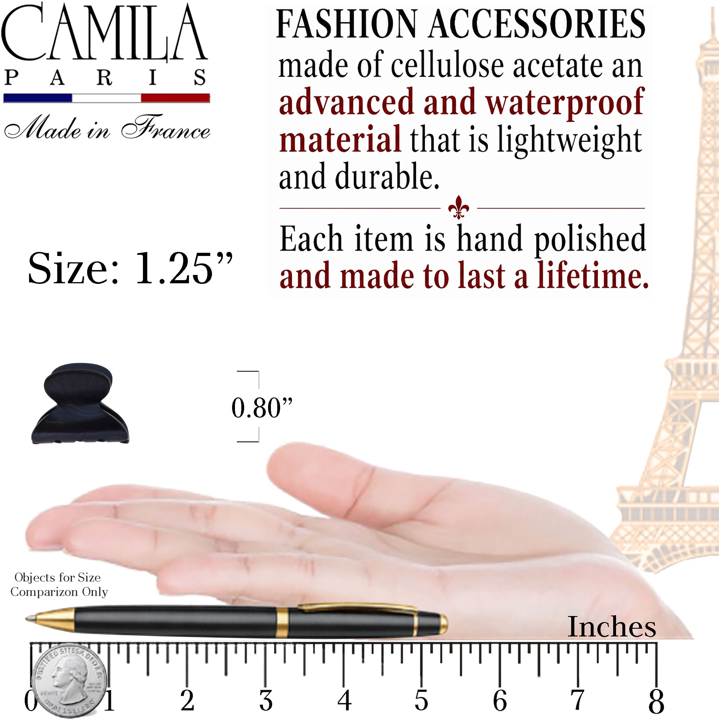 Handmade Hair Clip - Luciole
