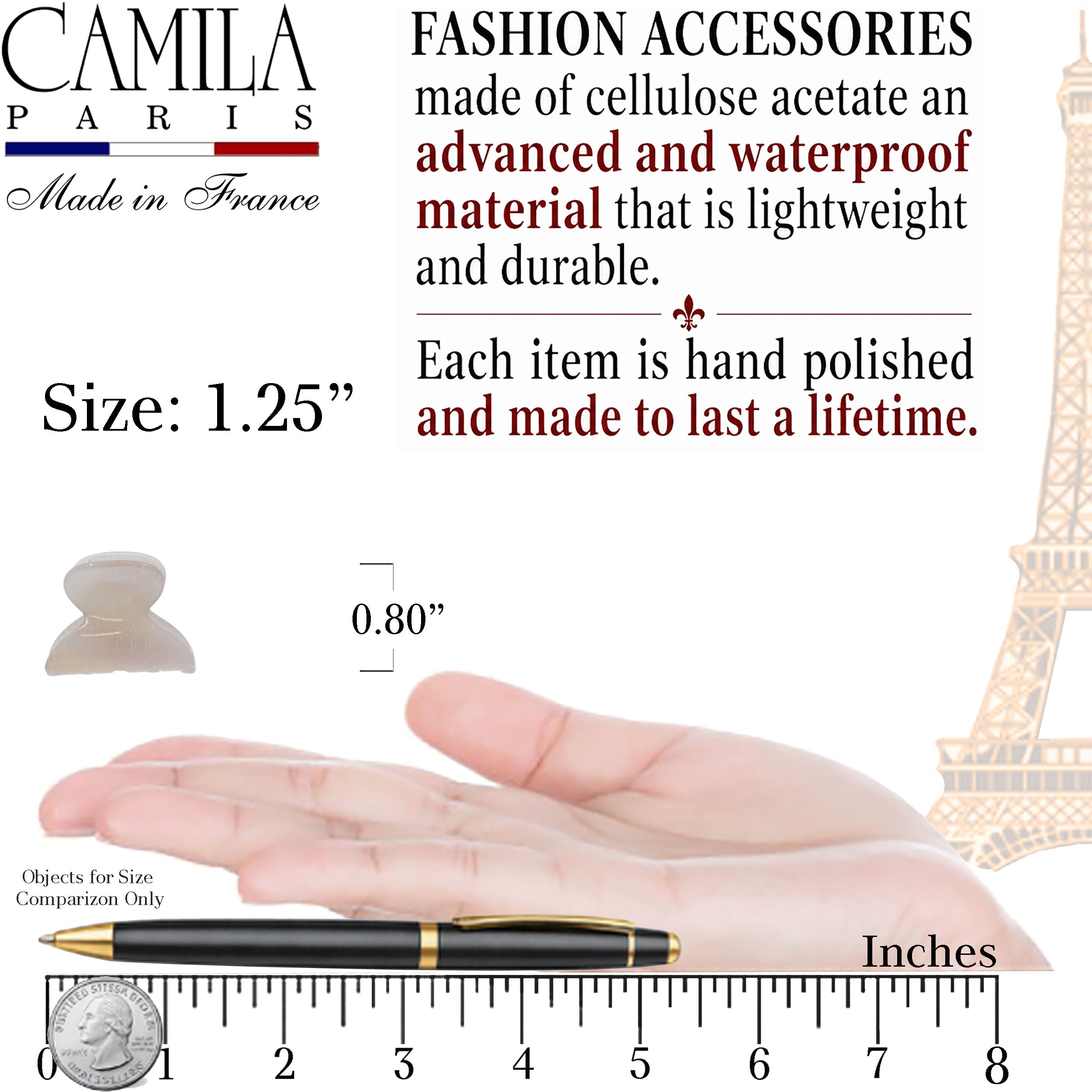 Handmade Hair Clip - Luciole