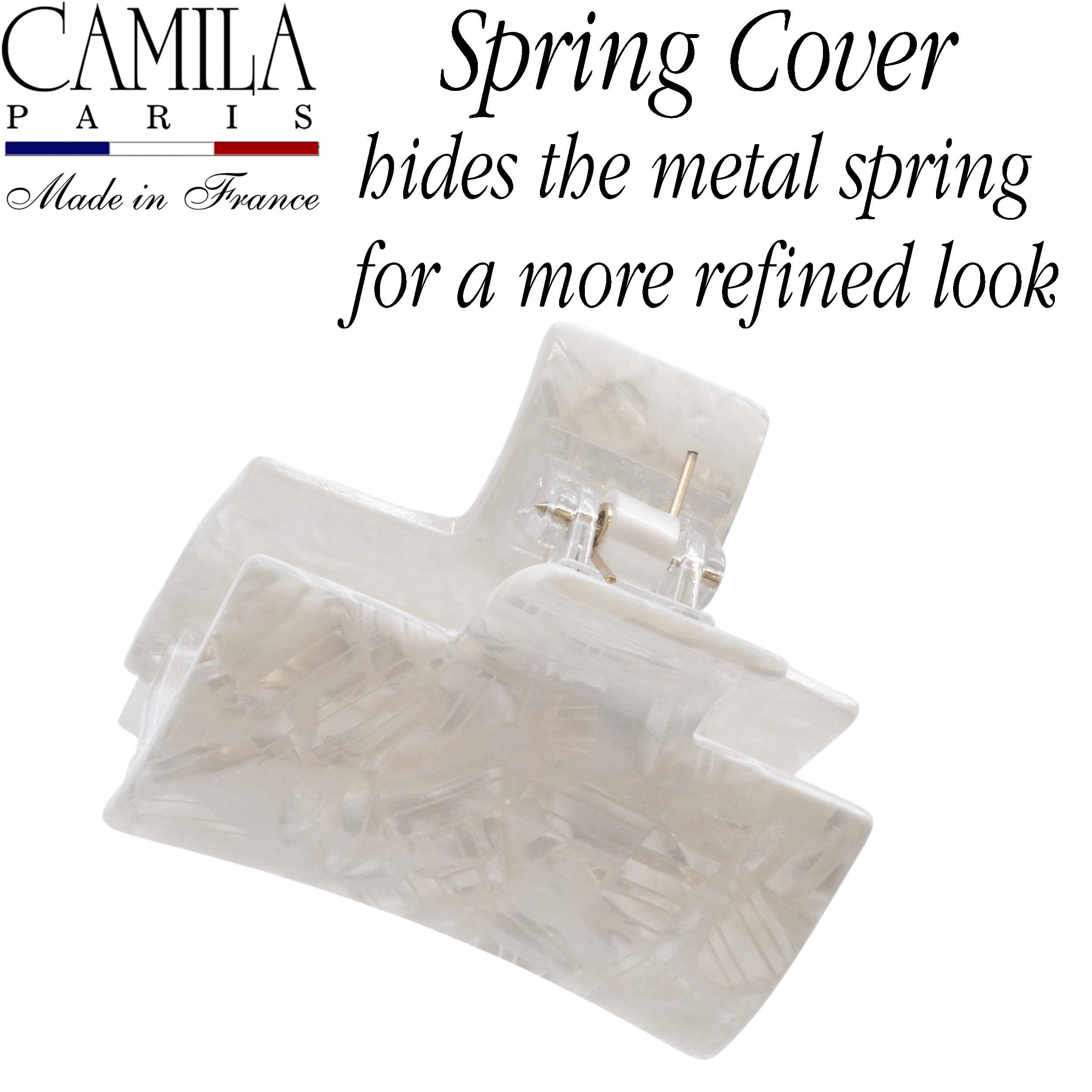 Handmade Spring Cover Hair Clip - Moineau