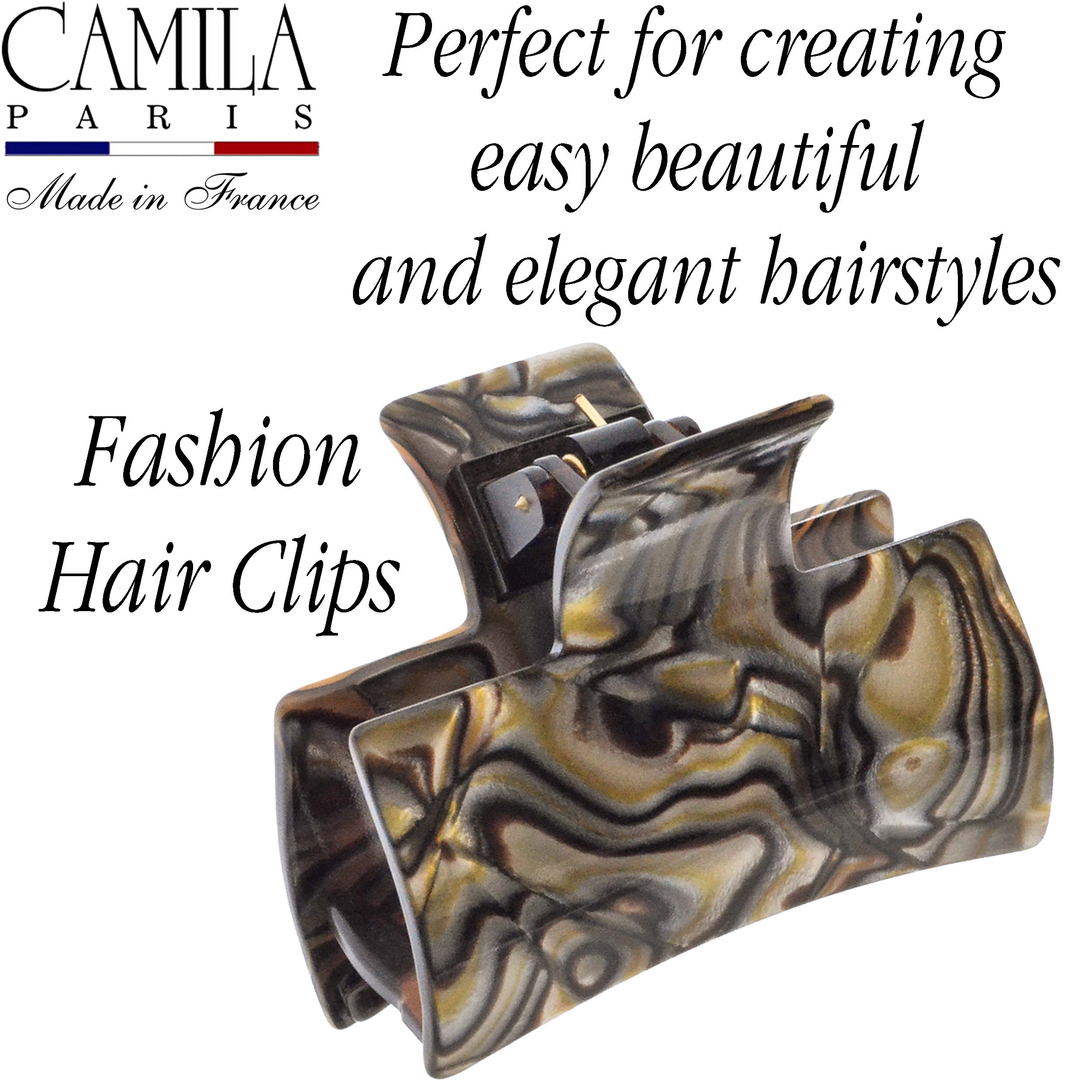 Handmade Spring Cover Hair Clip - Moineau
