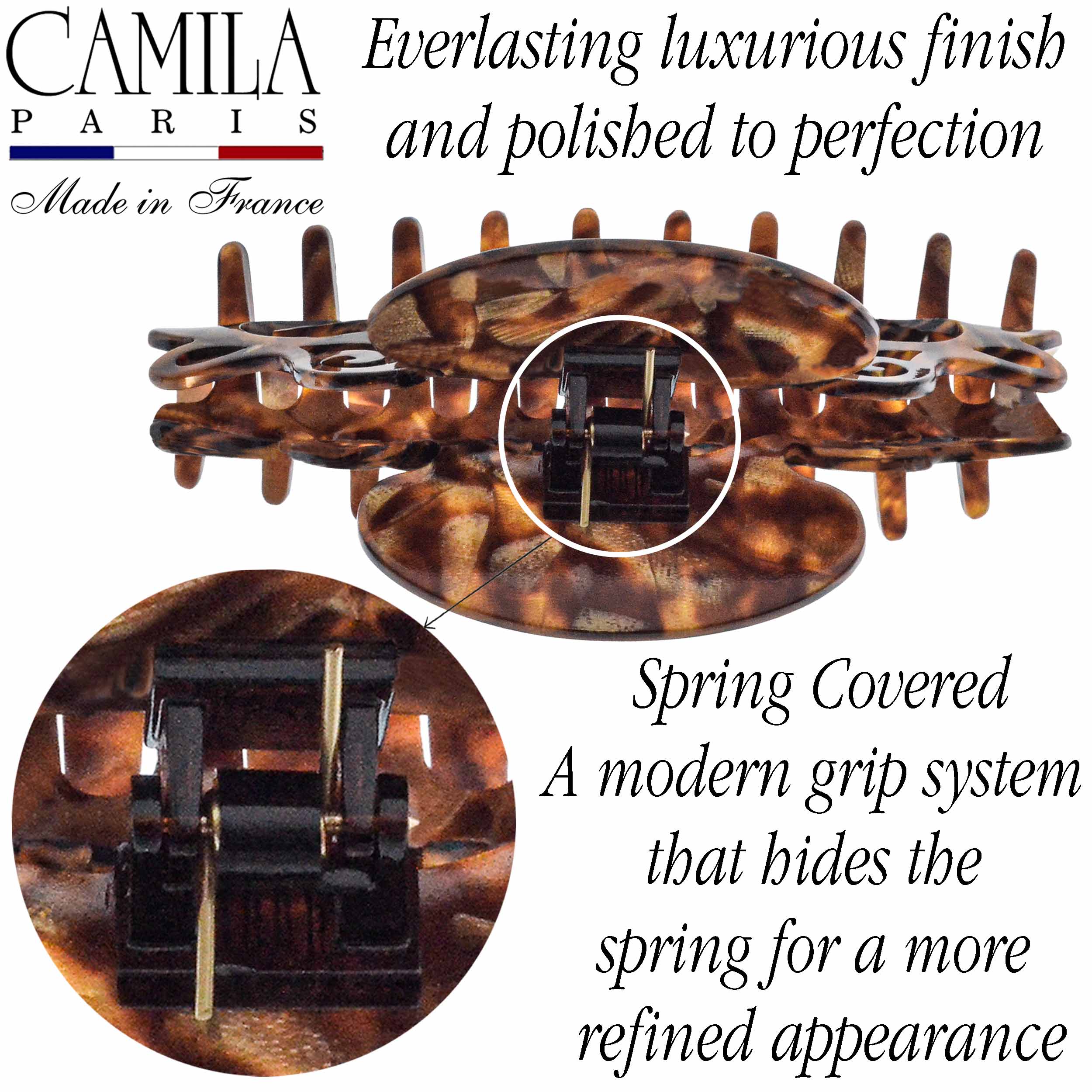 Camila Paris Handmade Volume Spring Cover Hair Clip