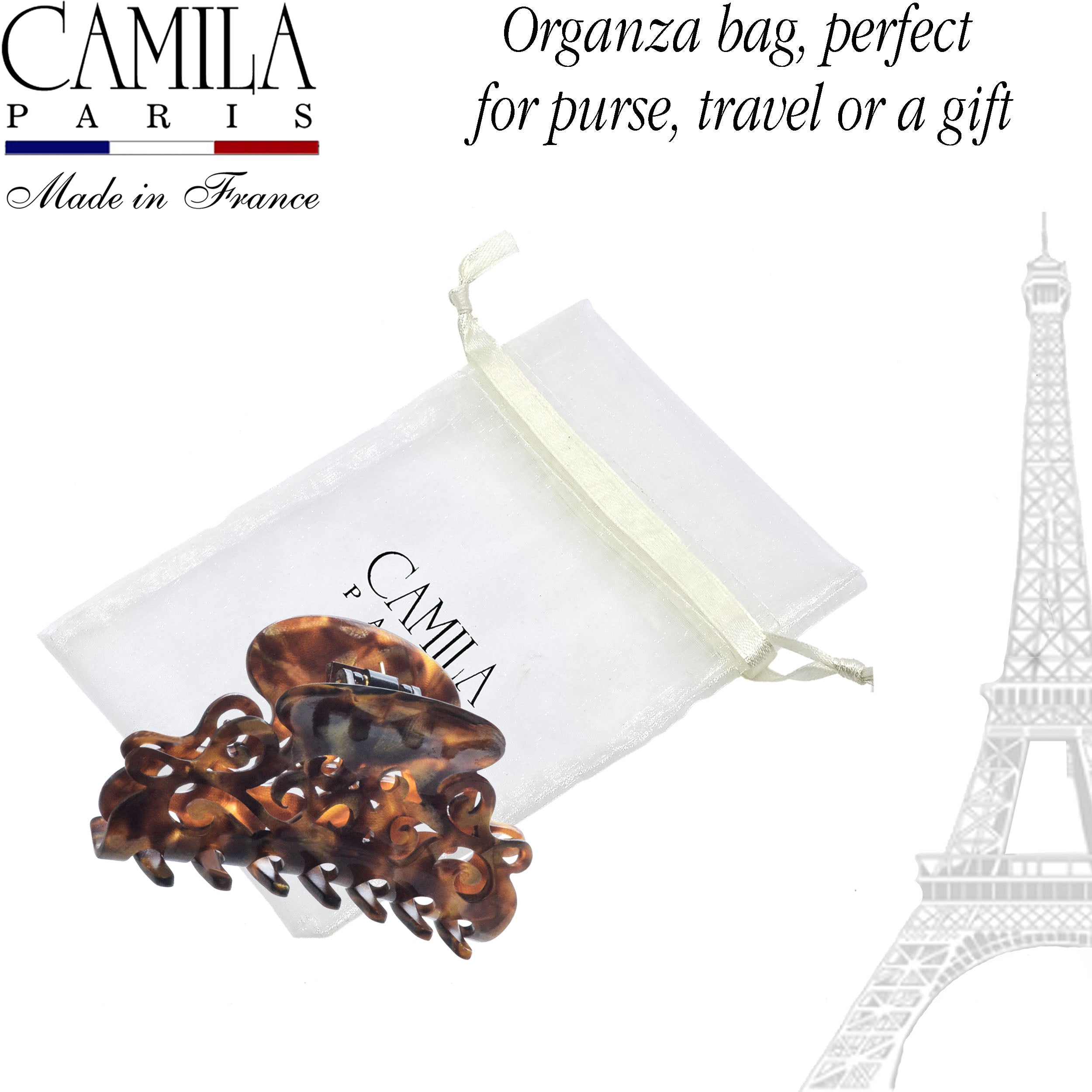 Camila Paris Handmade Volume Spring Cover Hair Clip