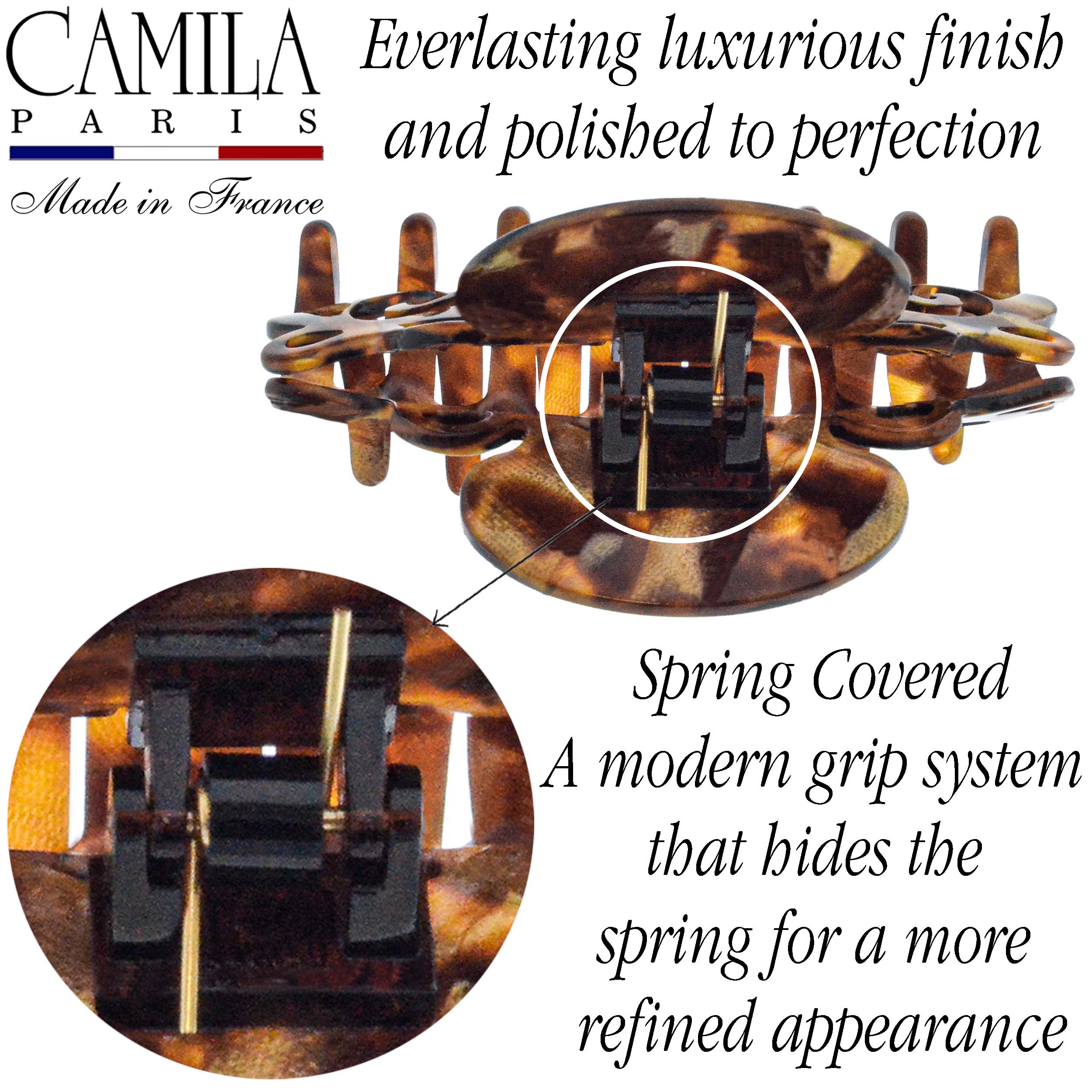 Camila Paris Handmade Volume Spring Cover Hair Clip