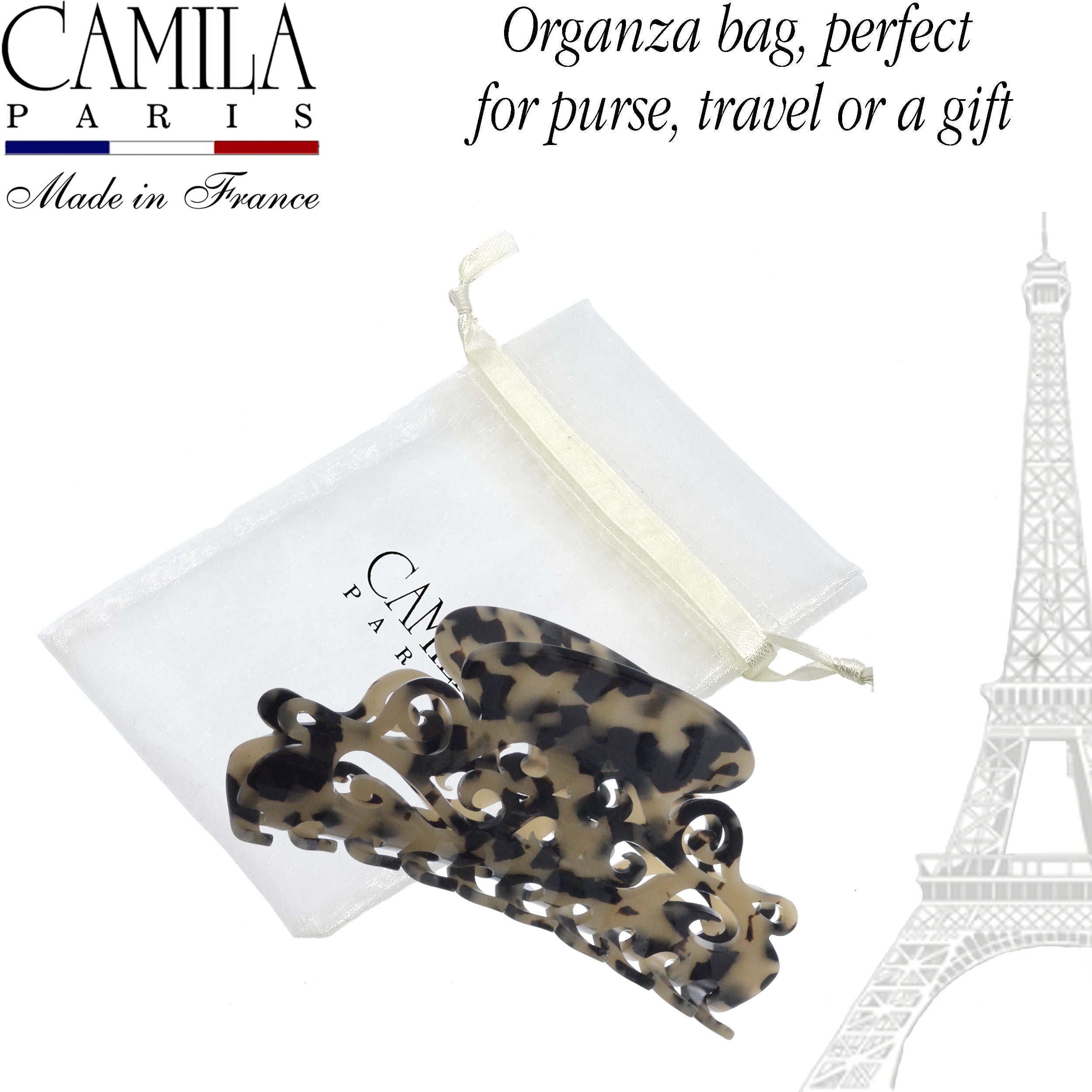 Camila Paris Handmade Volume Spring Cover Hair Clip