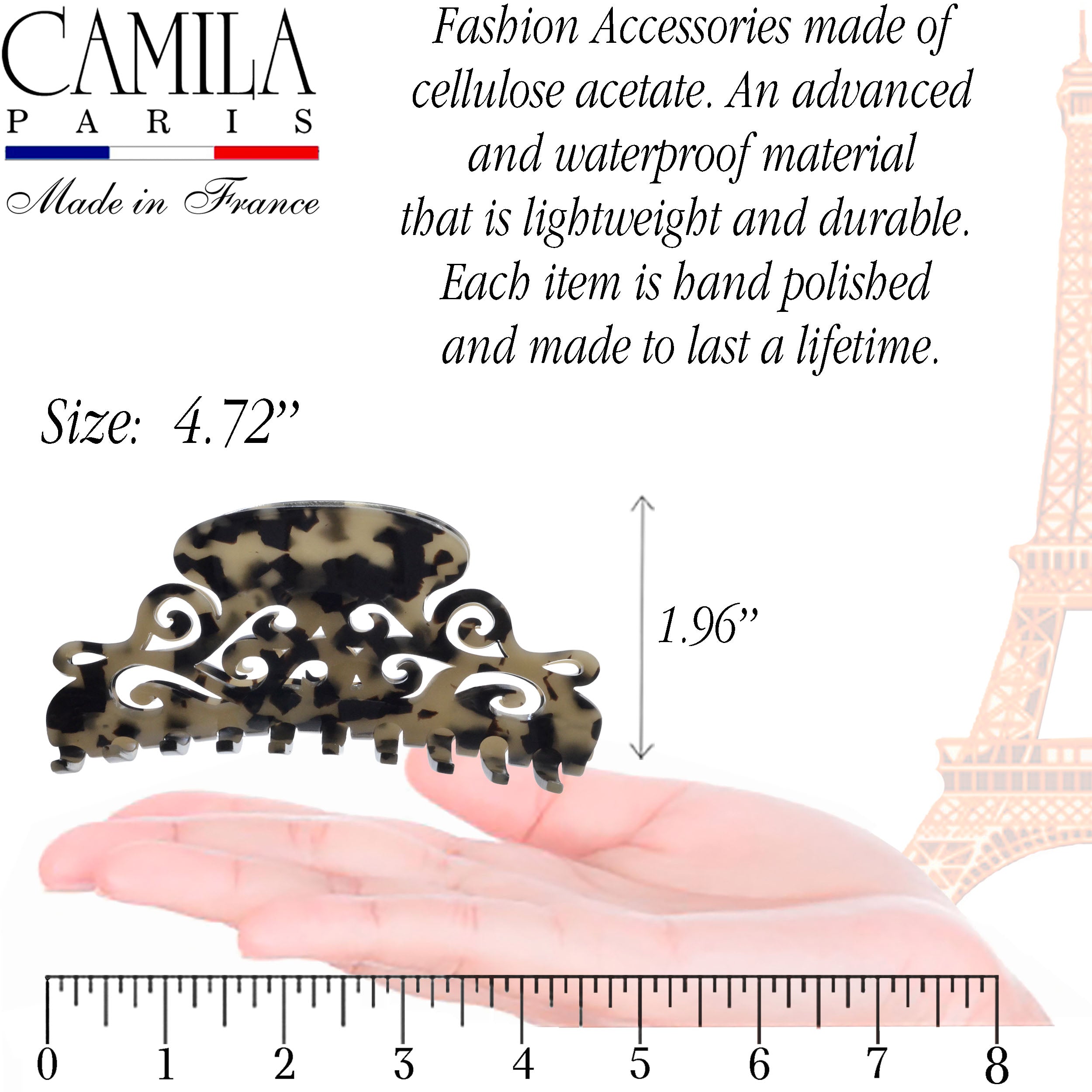 Camila Paris Handmade Volume Spring Cover Hair Clip