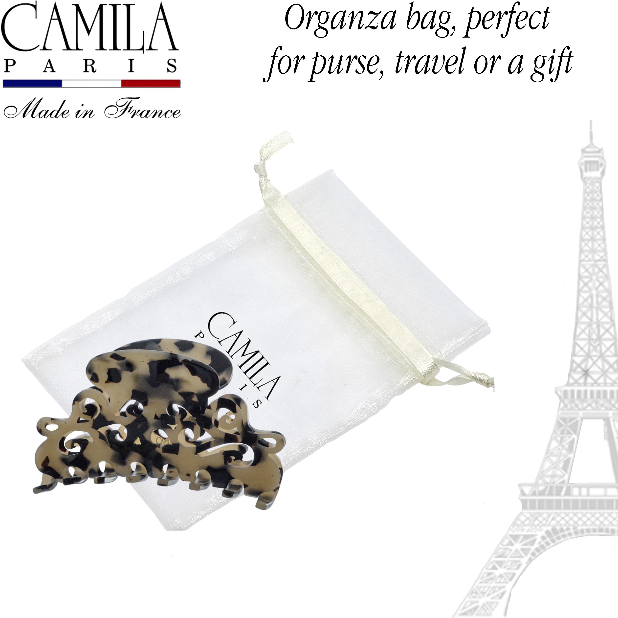 Camila Paris Handmade Volume Spring Cover Hair Clip