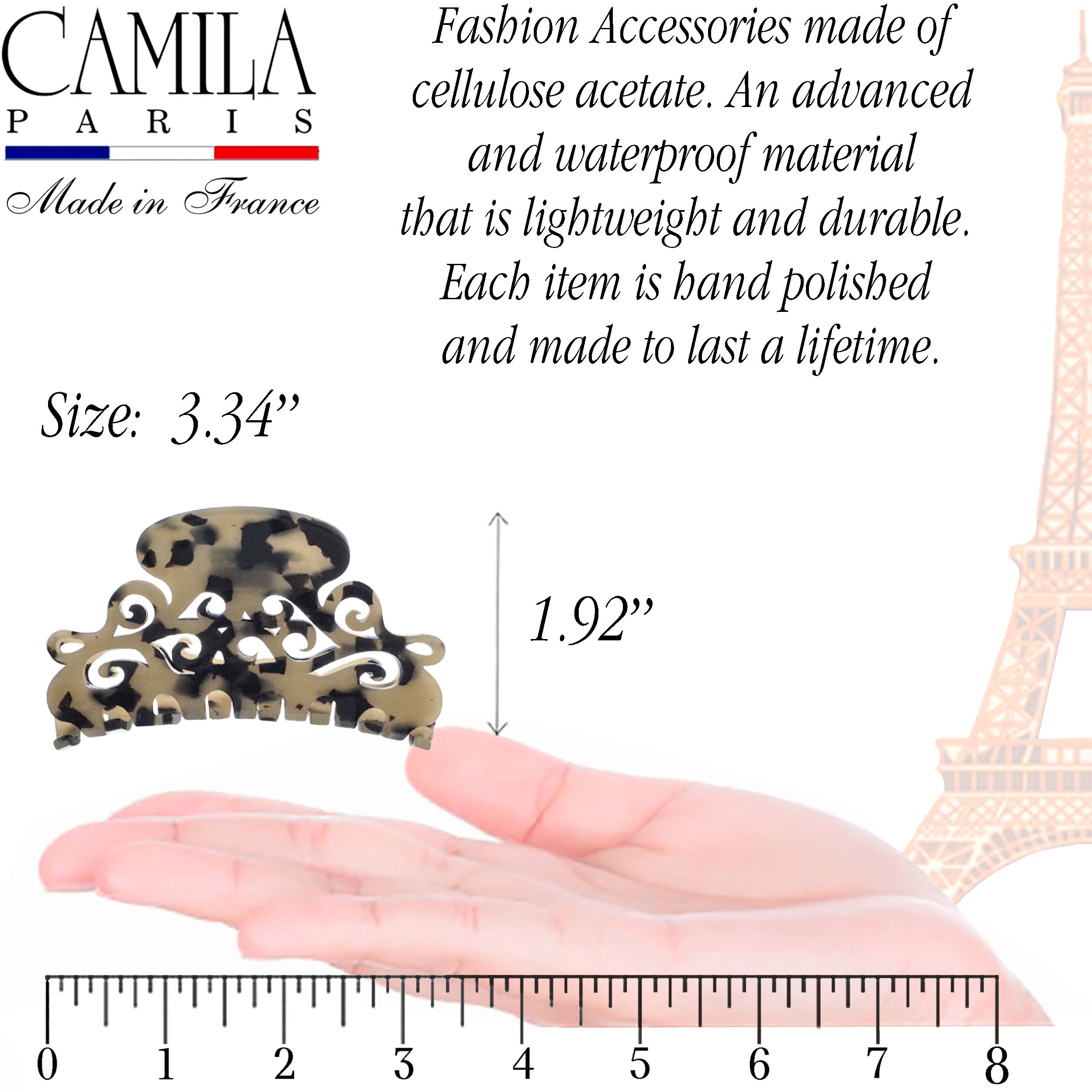 Camila Paris Handmade Volume Spring Cover Hair Clip