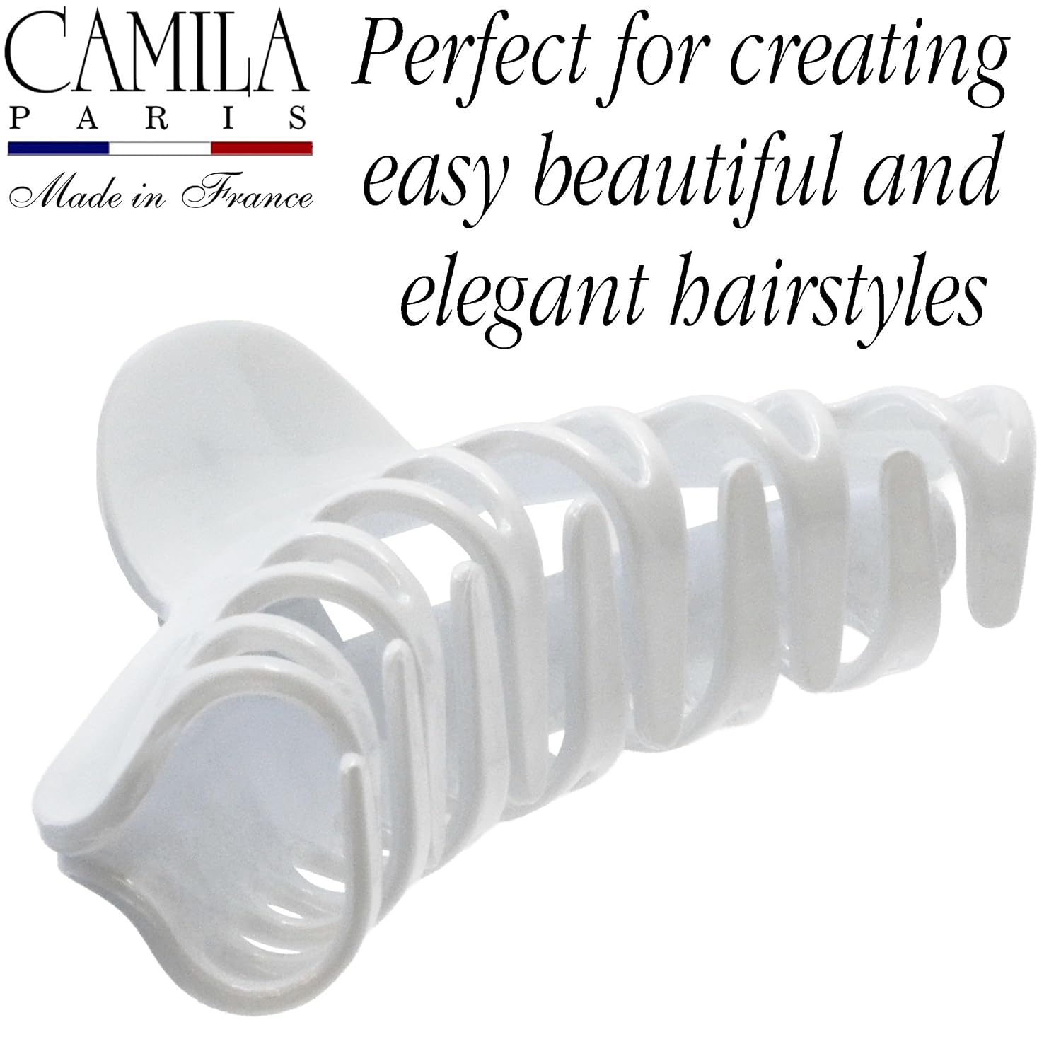Camila Paris French Large Jaw Claw Clip for Women, 4.55"