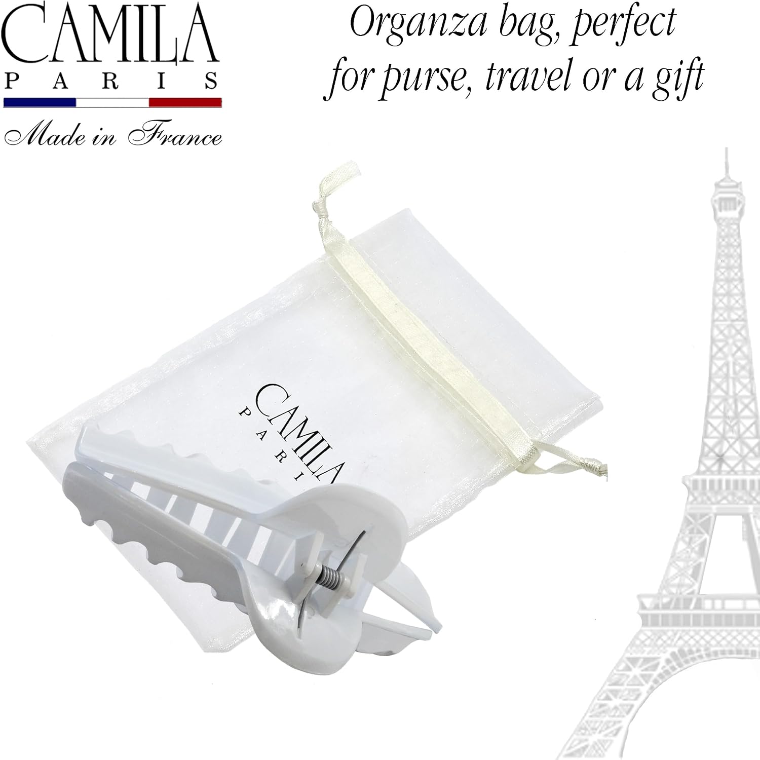 Camila Paris French Large Jaw Claw Clip for Women, 4.55"