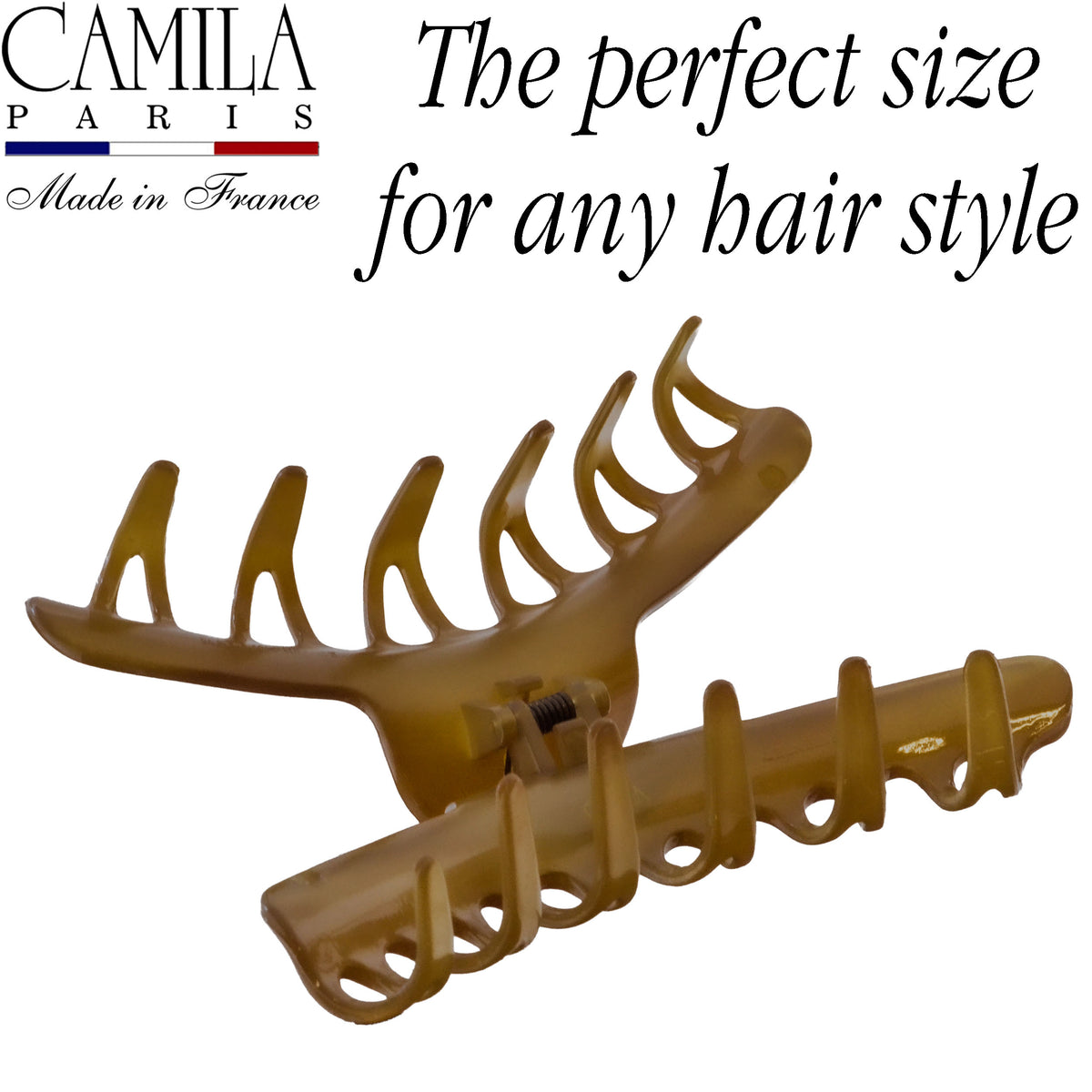 French Large Jaw Claw Clip, 4.55"