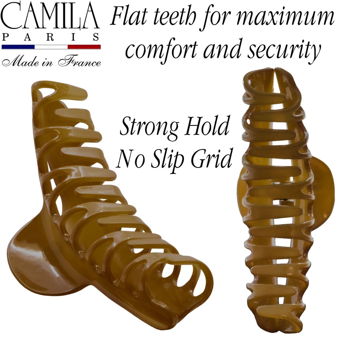 French Large Jaw Claw Clip, 4.55"
