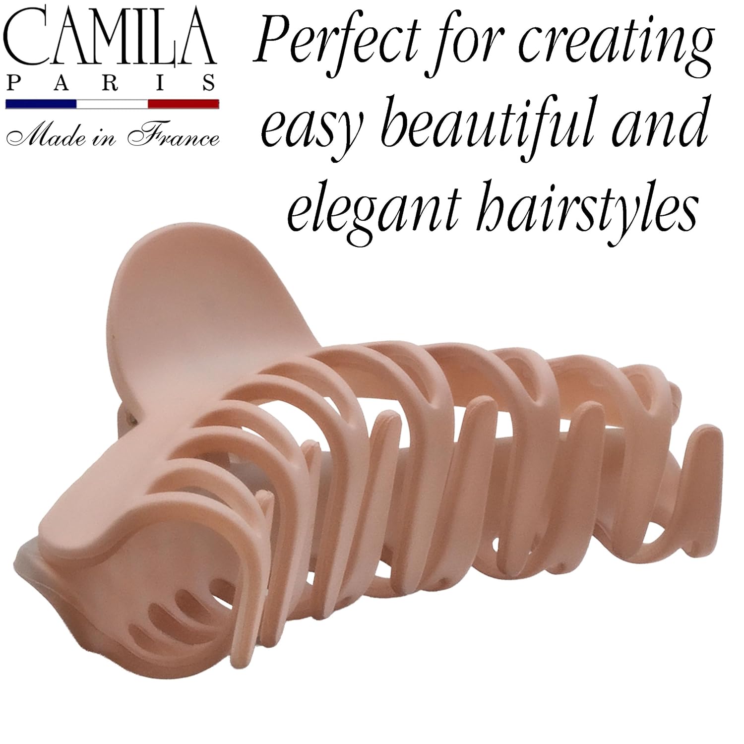 Camila Paris French Large Jaw Claw Clip for Women, 4.55"