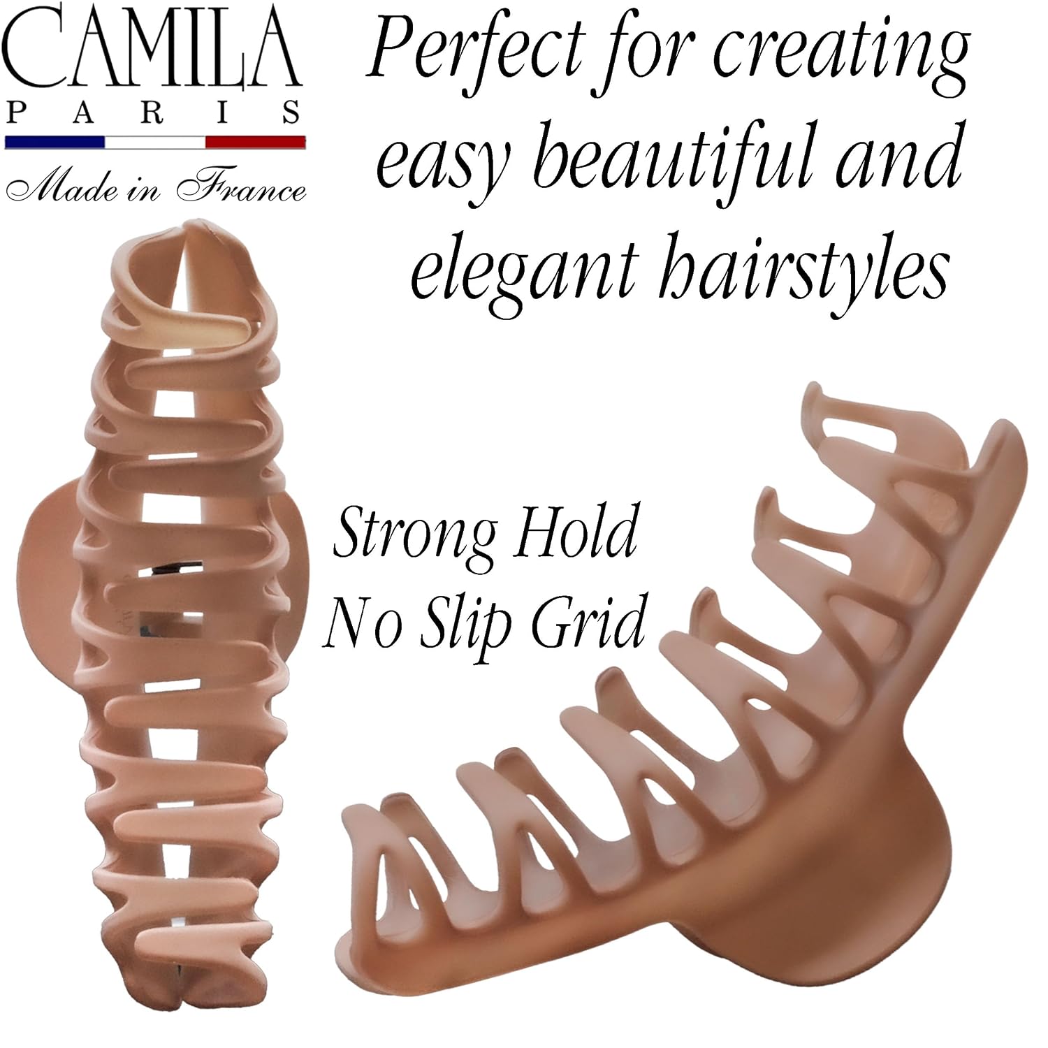 Camila Paris French Large Jaw Claw Clip for Women, 4.55"