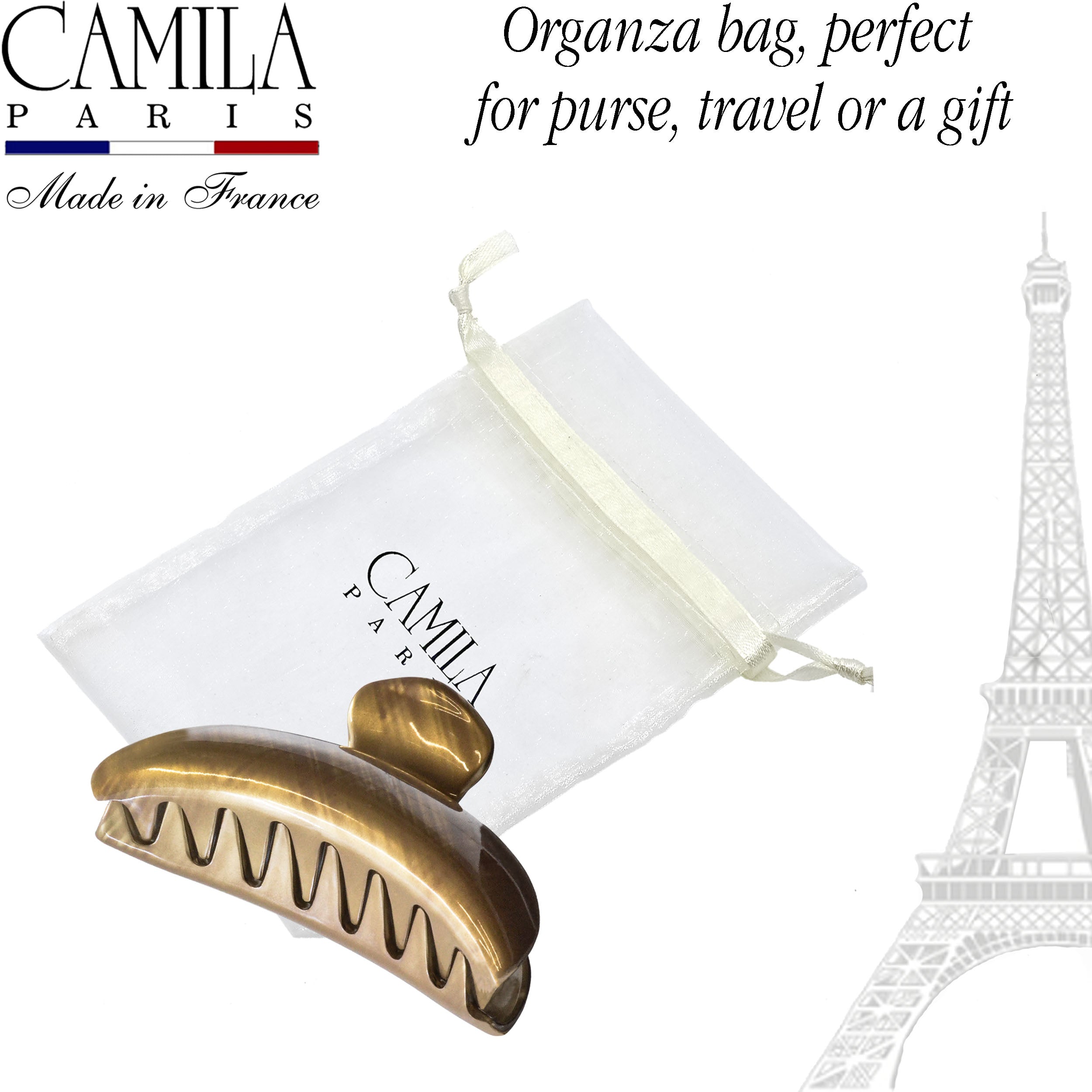 Large Flat Tooth Hair Clip - Canard