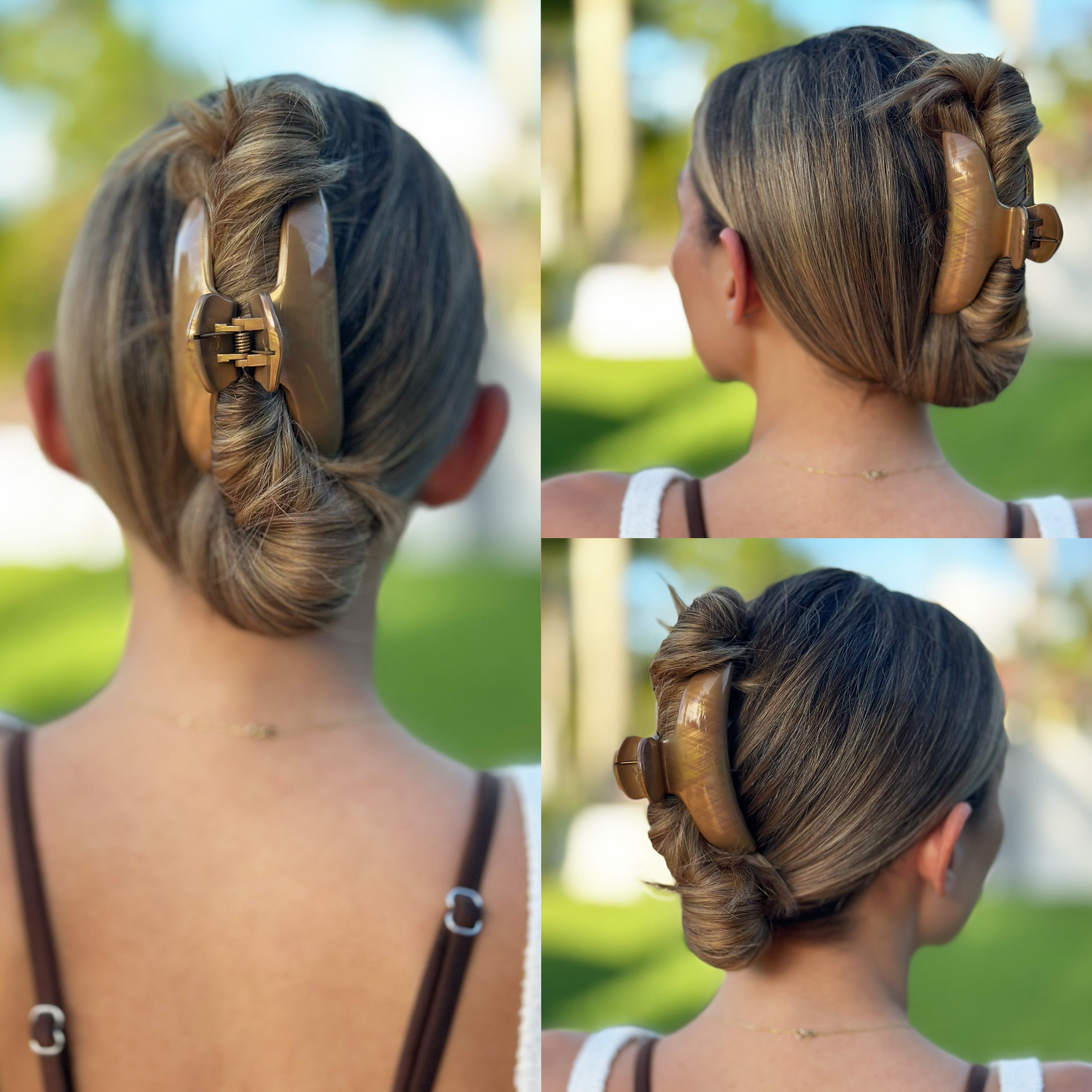 Large Flat Tooth Hair Clip - Canard
