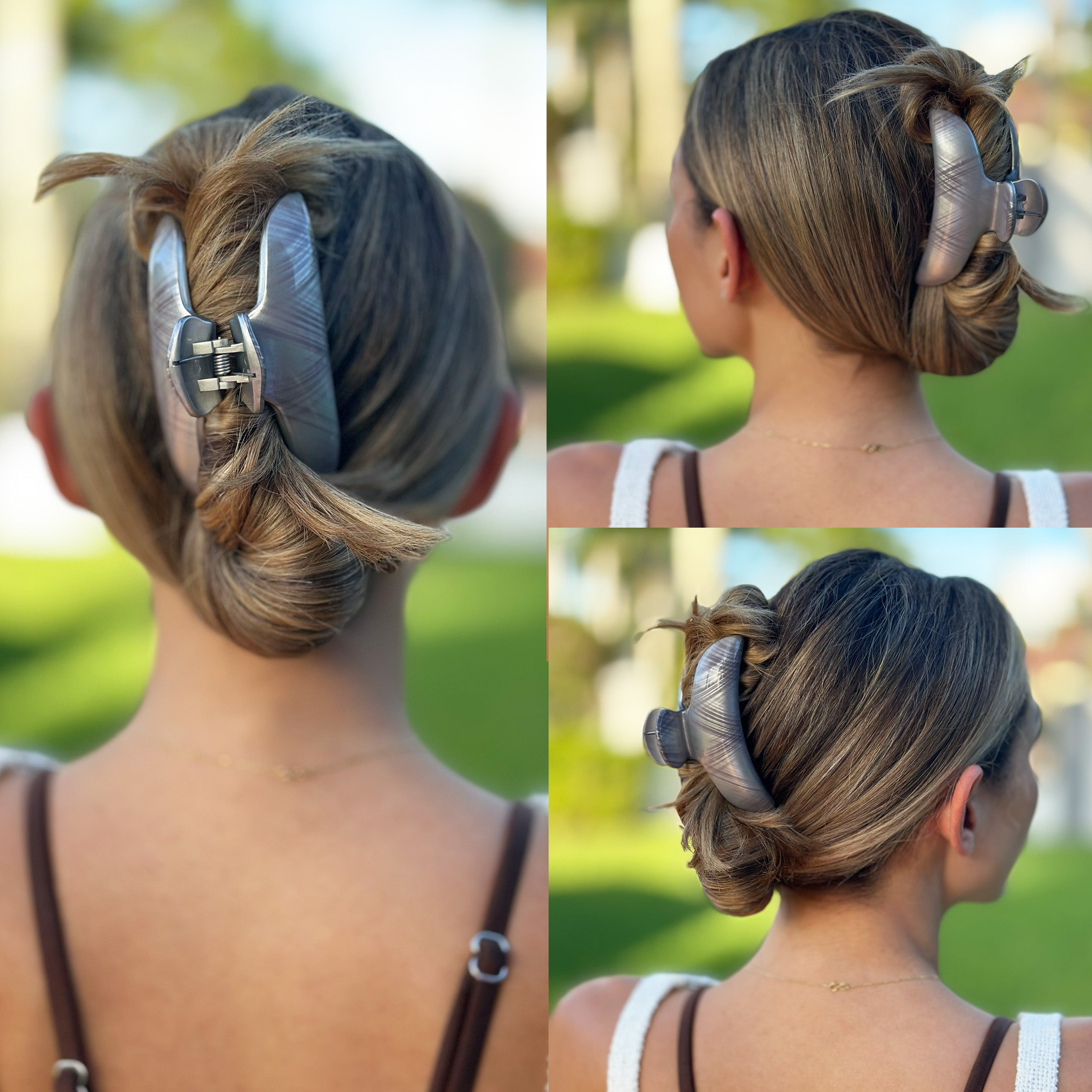 Large Flat Tooth Hair Clip - Canard