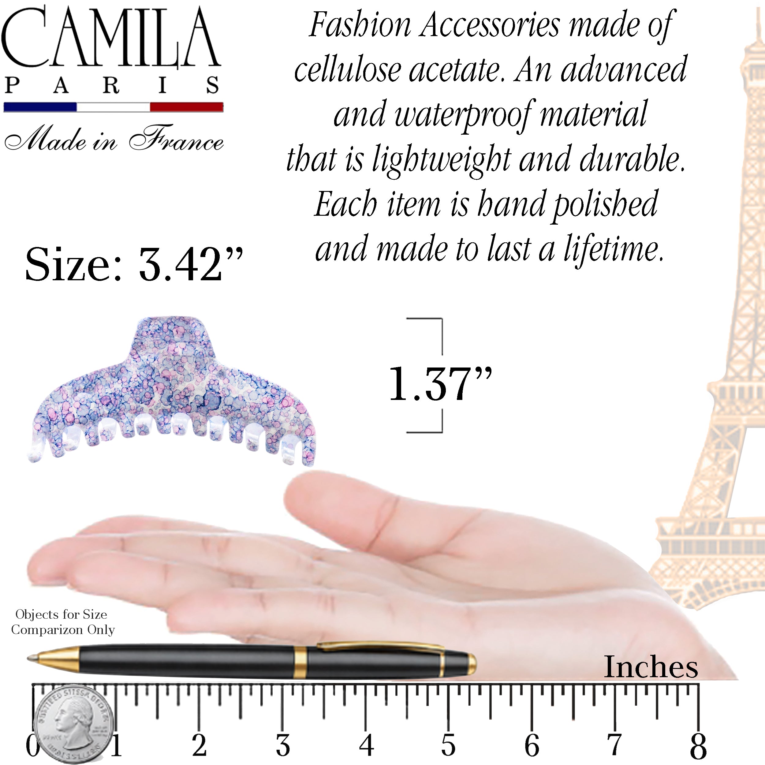 Décor Hair Clip - Jardin