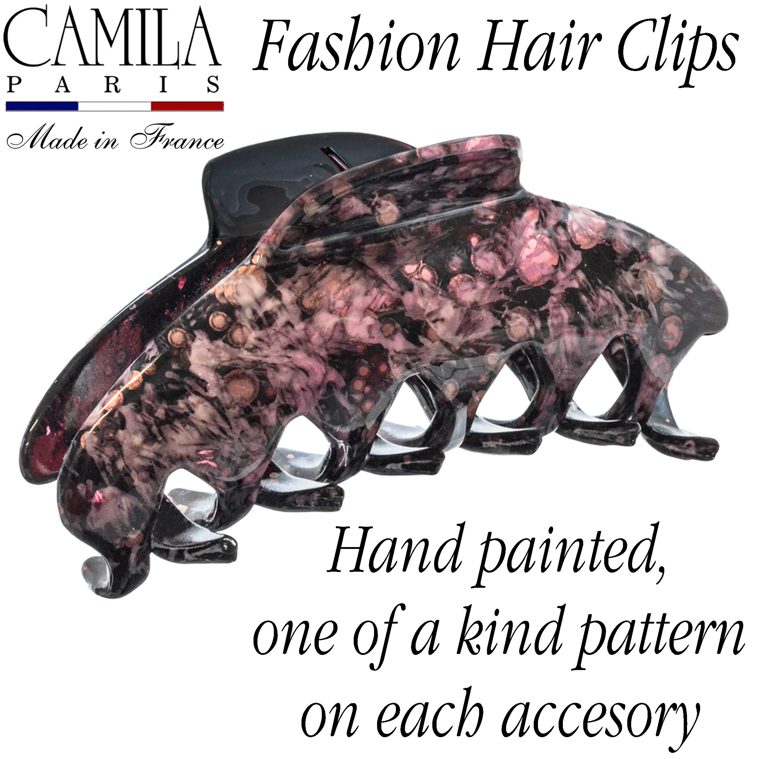 Hand Painted Hair Clip - Pétale