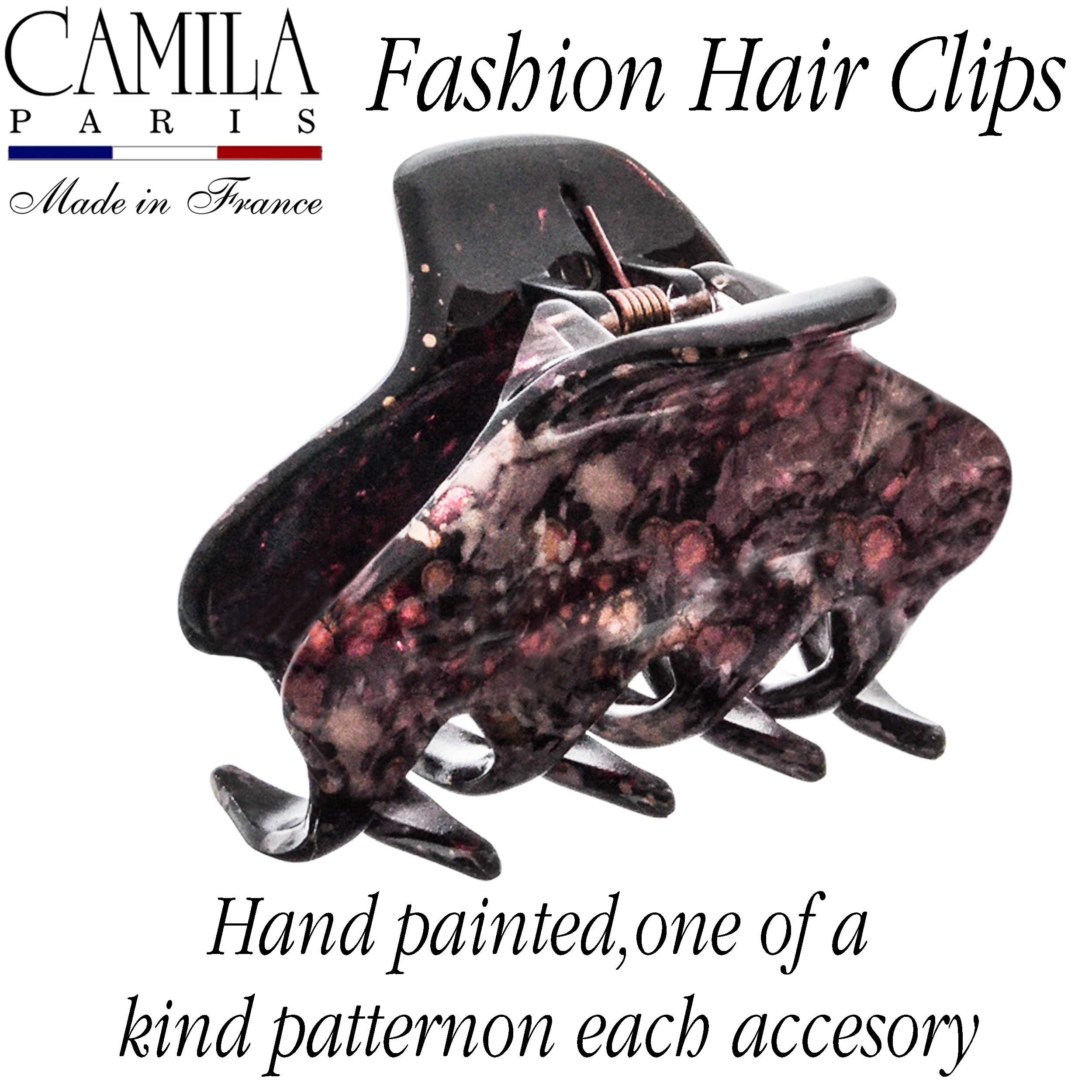 Hand Painted Hair Clip - Pétale