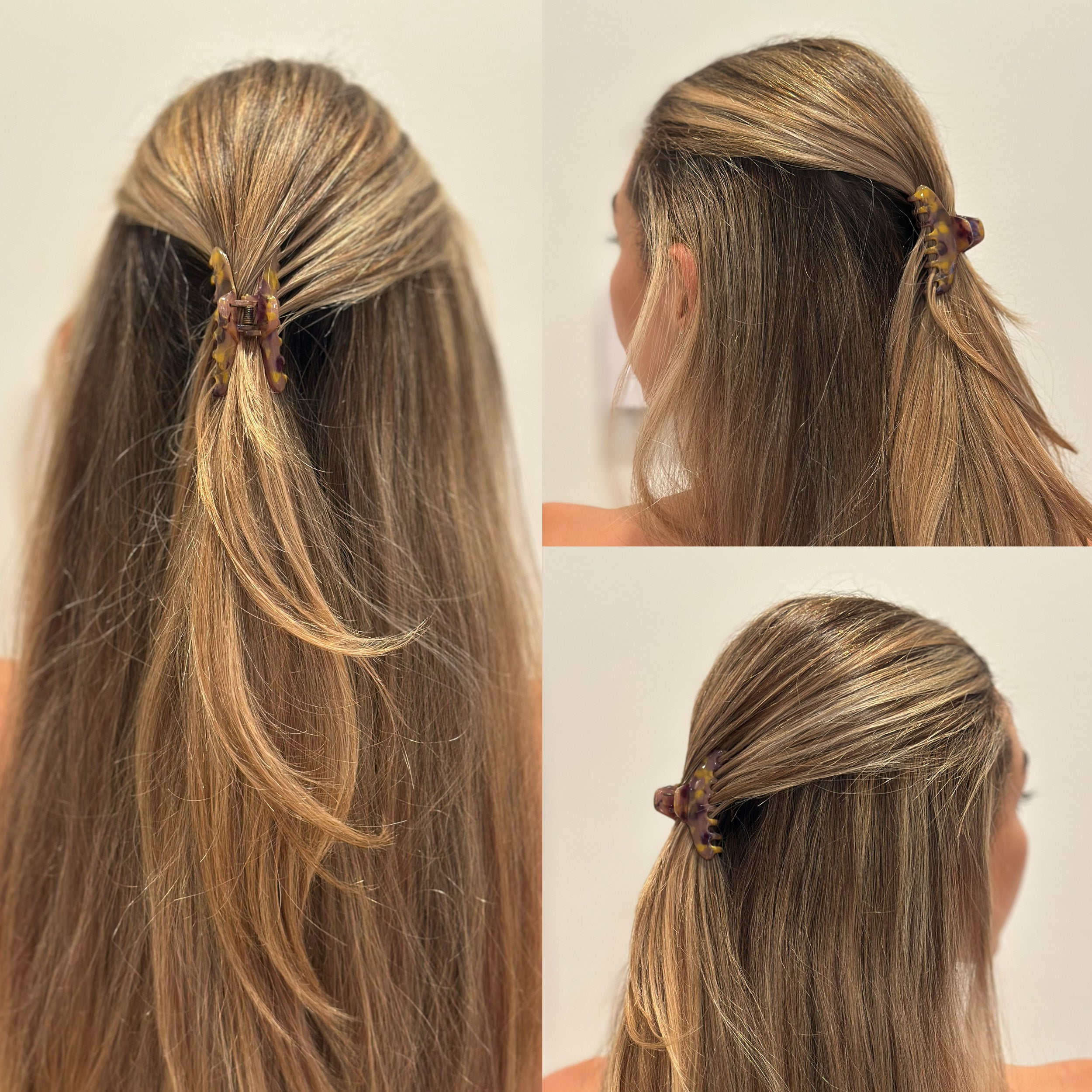 Décor Volume Hair Clip - Améthyste