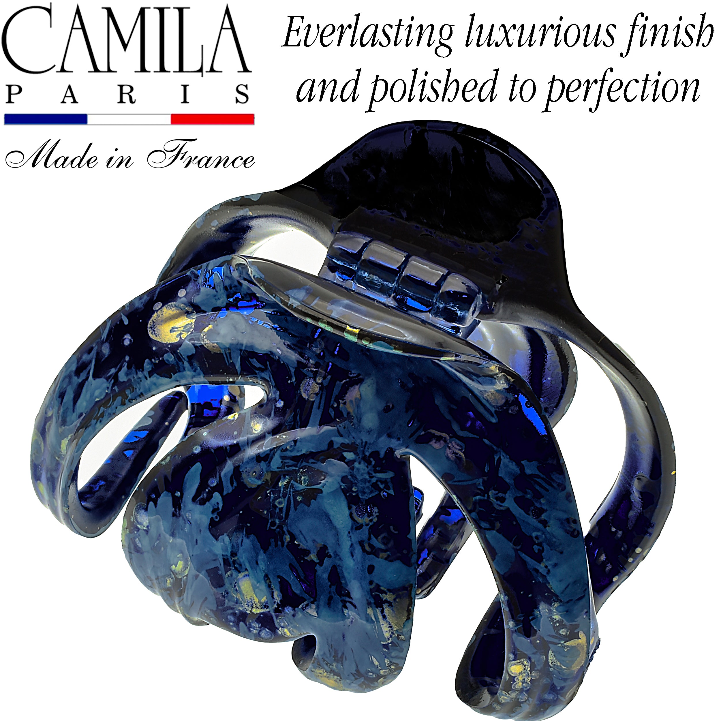 Camila Paris Octopus Hair Clips Hand Painted