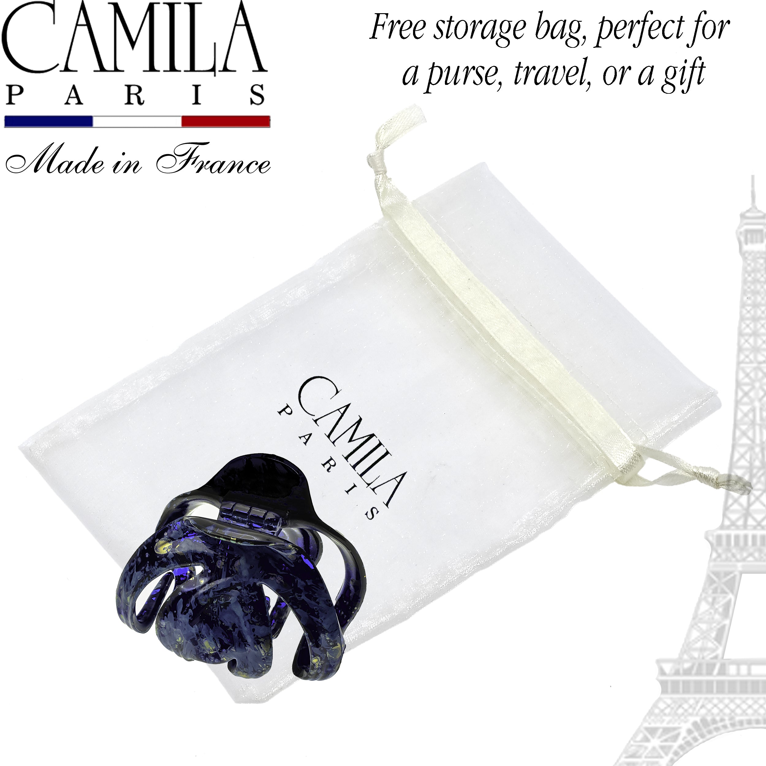 Camila Paris Octopus Hair Clips Hand Painted