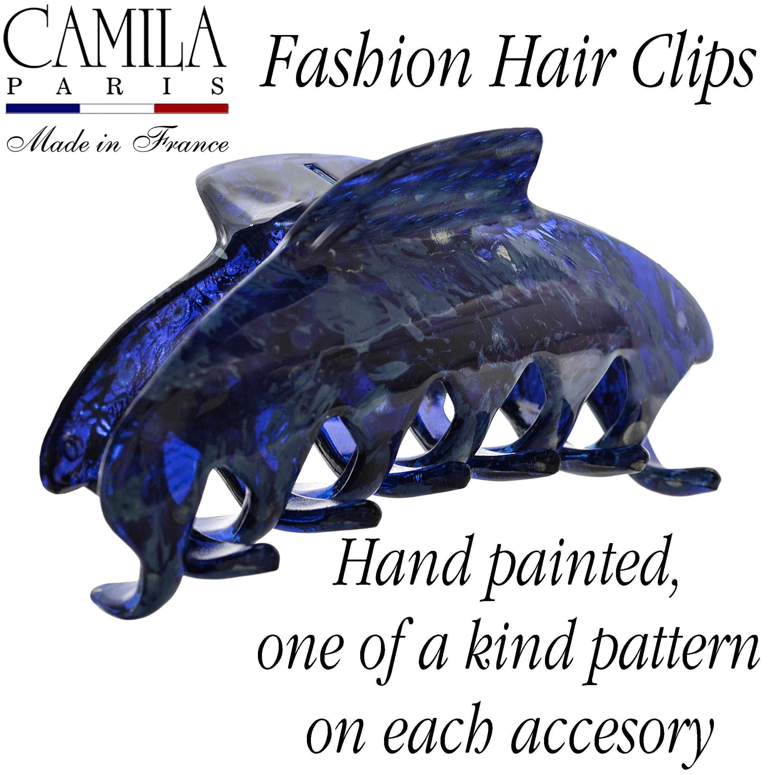 Hand Painted Hair Clip - Pétale