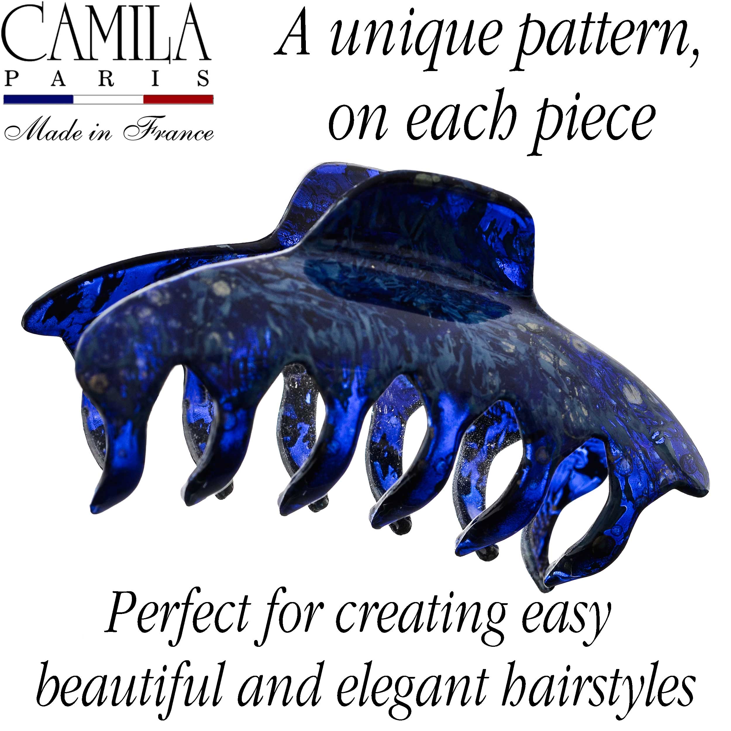 Hand Painted Hair Clip - Pétale