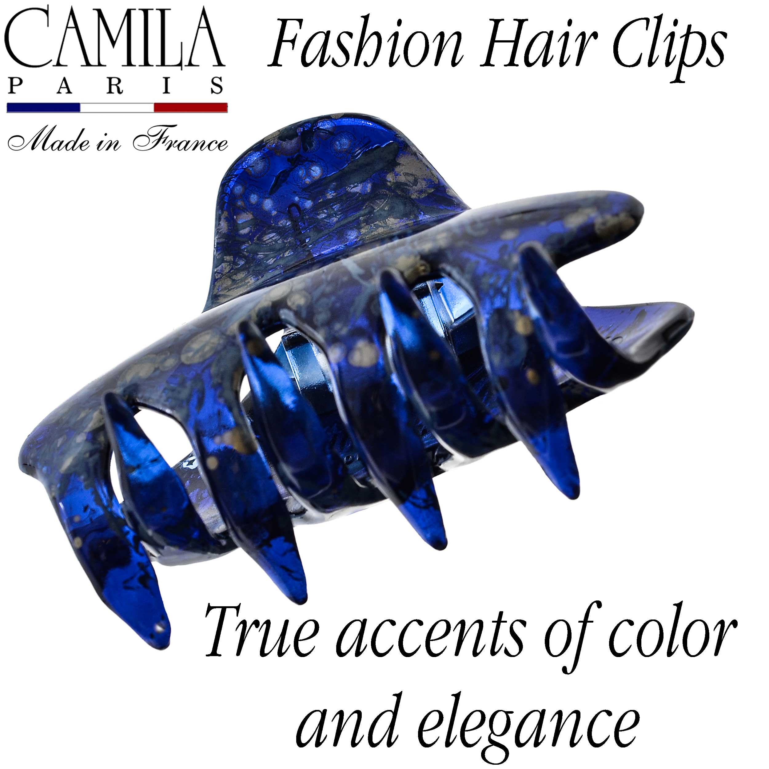 Hand Painted Hair Clip - Pétale